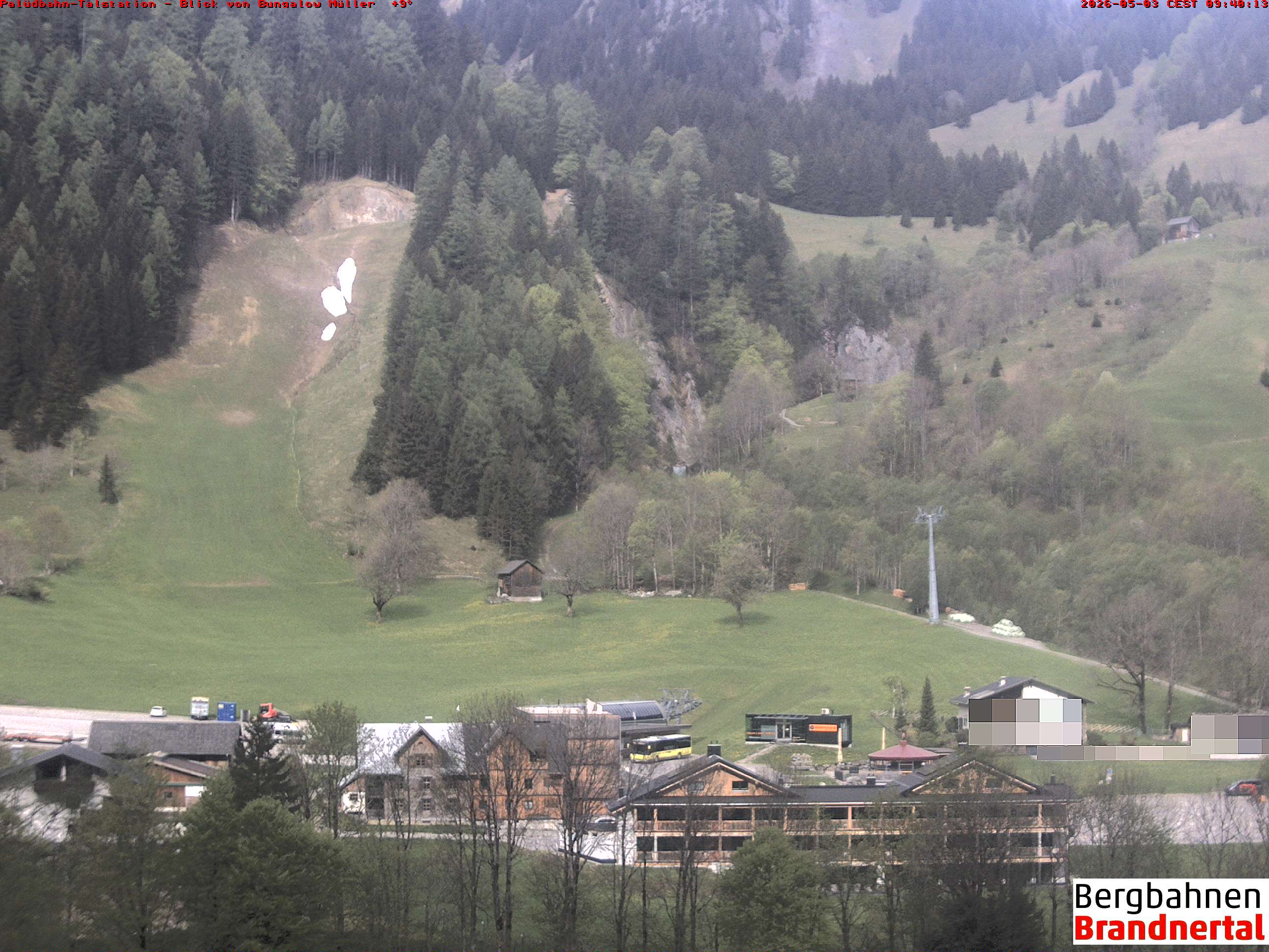Blick auf Palüdbahn von Bungalow Müller