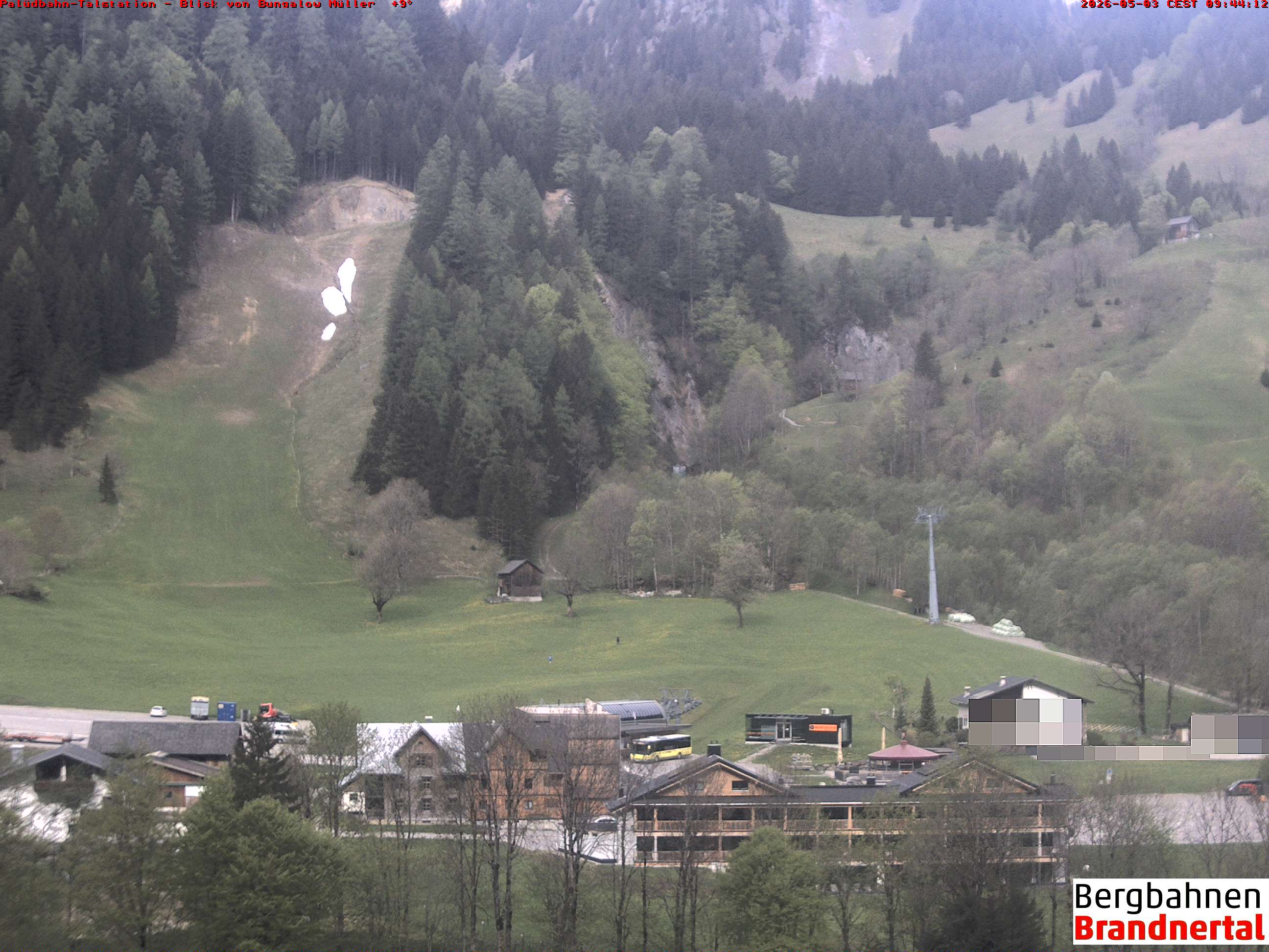 Blick auf Palüdbahn von Bungalow Müller
