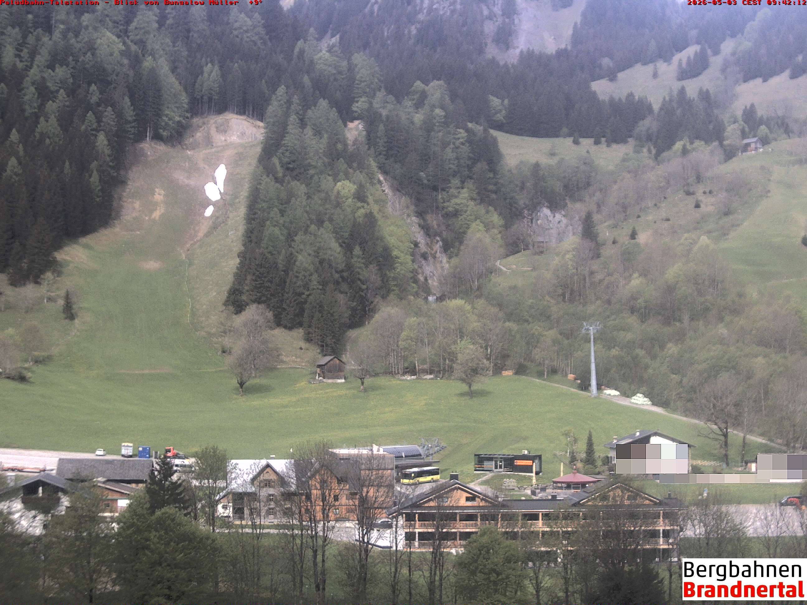 Blick auf Palüdbahn von Bungalow Müller