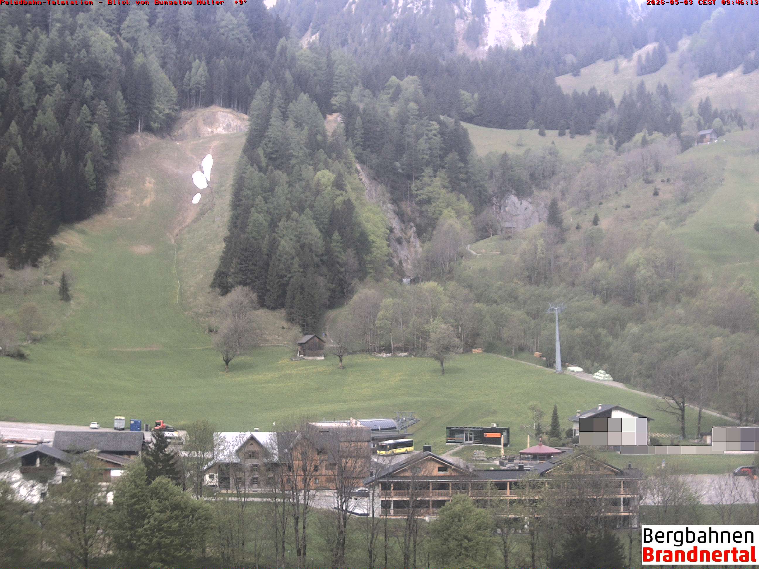 Blick auf Palüdbahn von Bungalow Müller