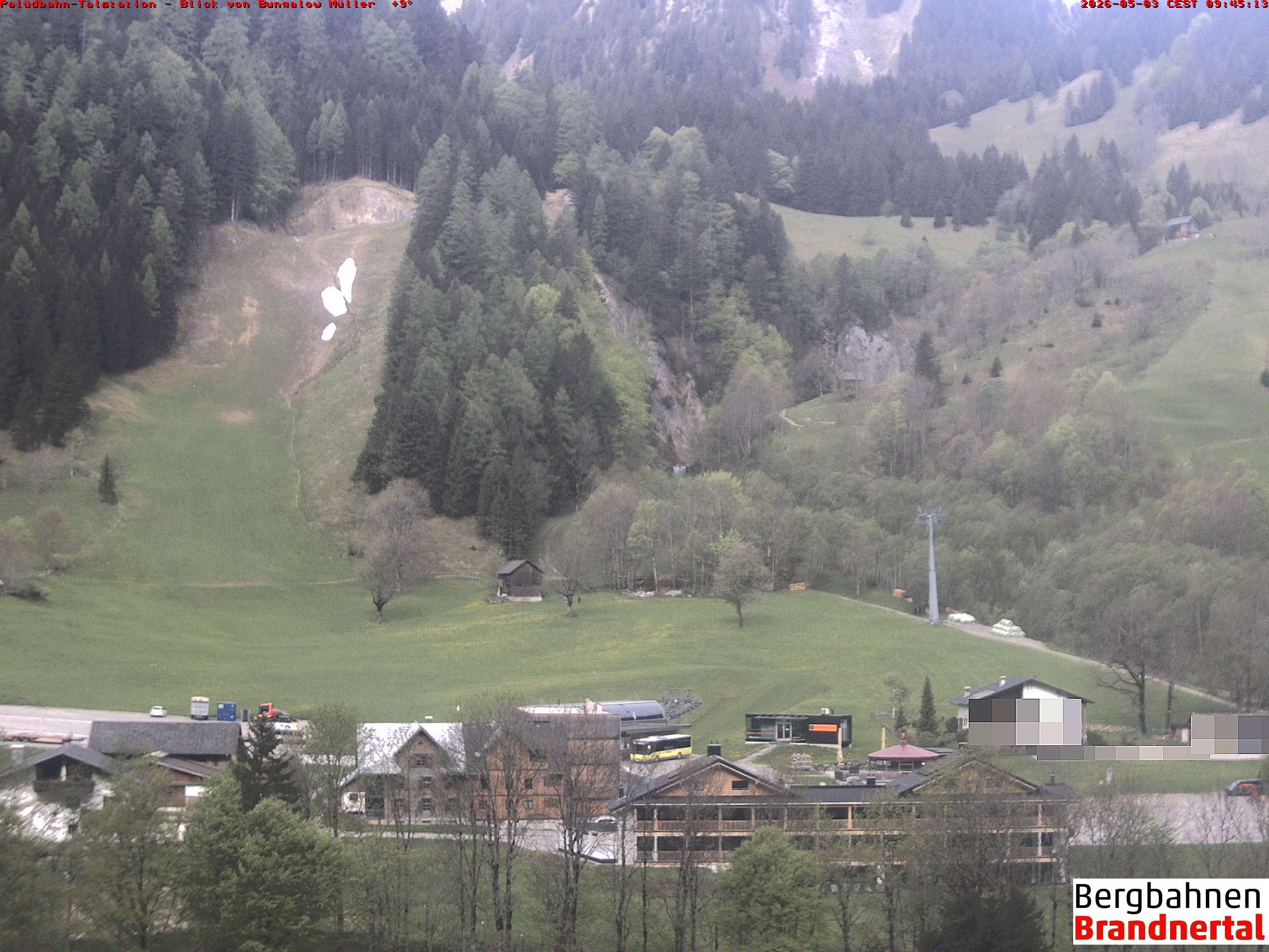 Blick auf Palüdbahn von Bungalow Müller