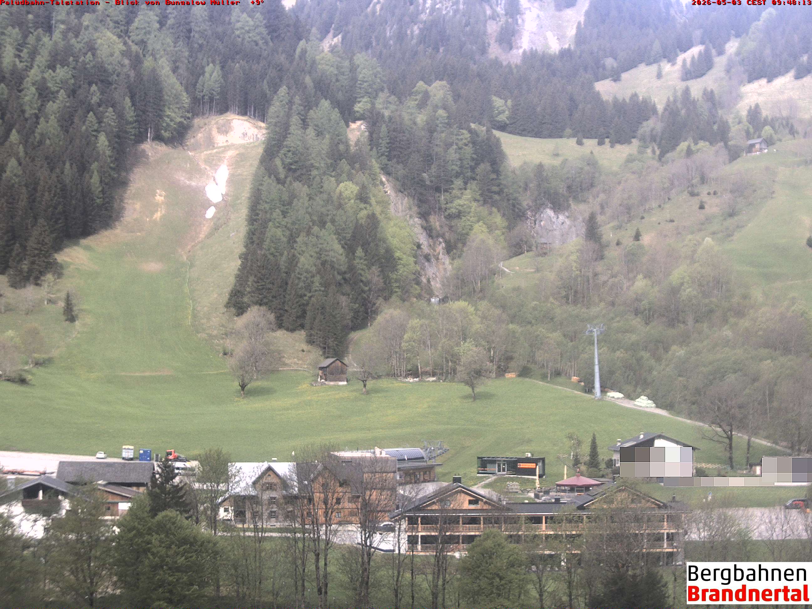 Blick auf Palüdbahn von Bungalow Müller
