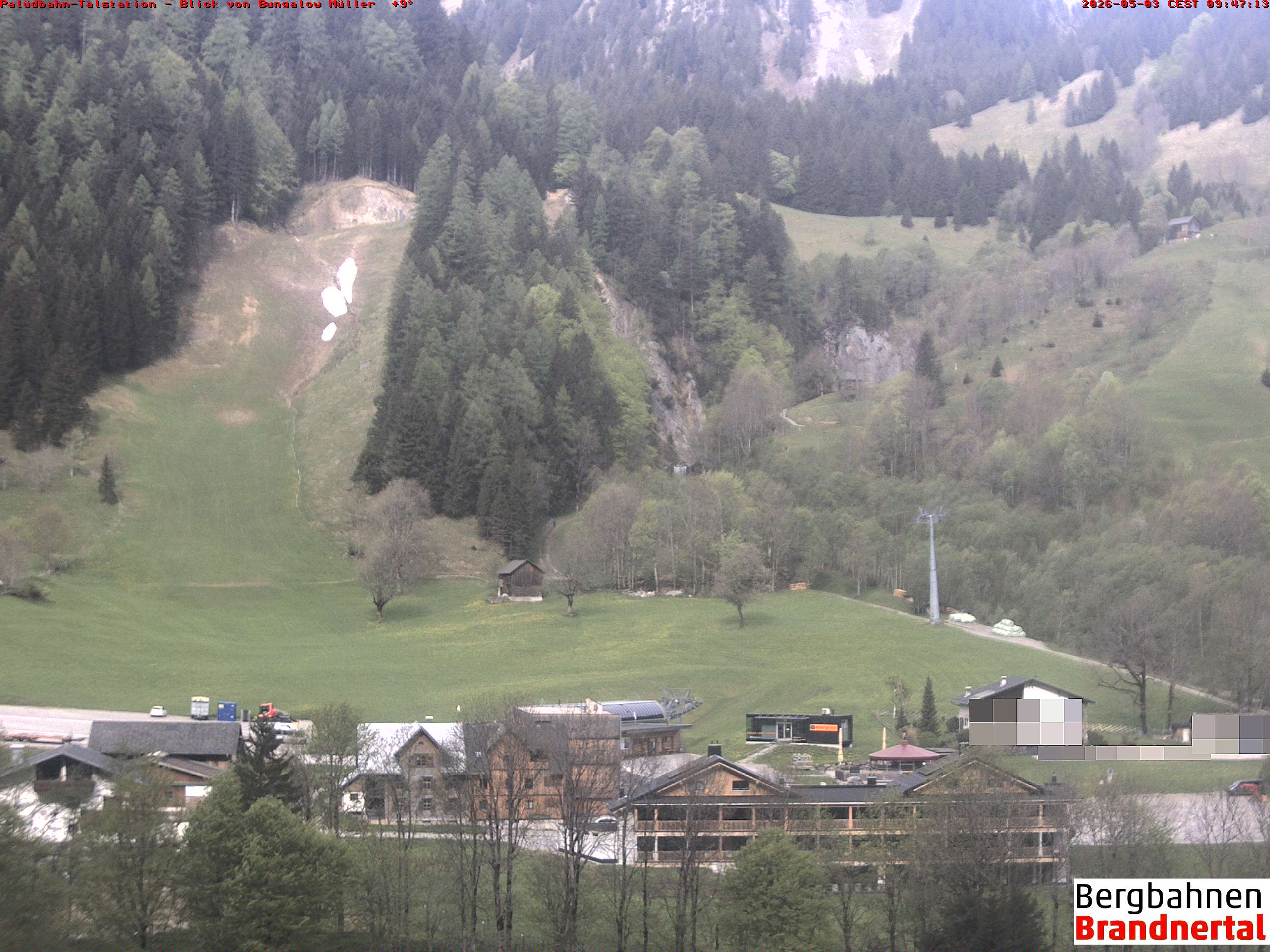 Blick auf Palüdbahn von Bungalow Müller