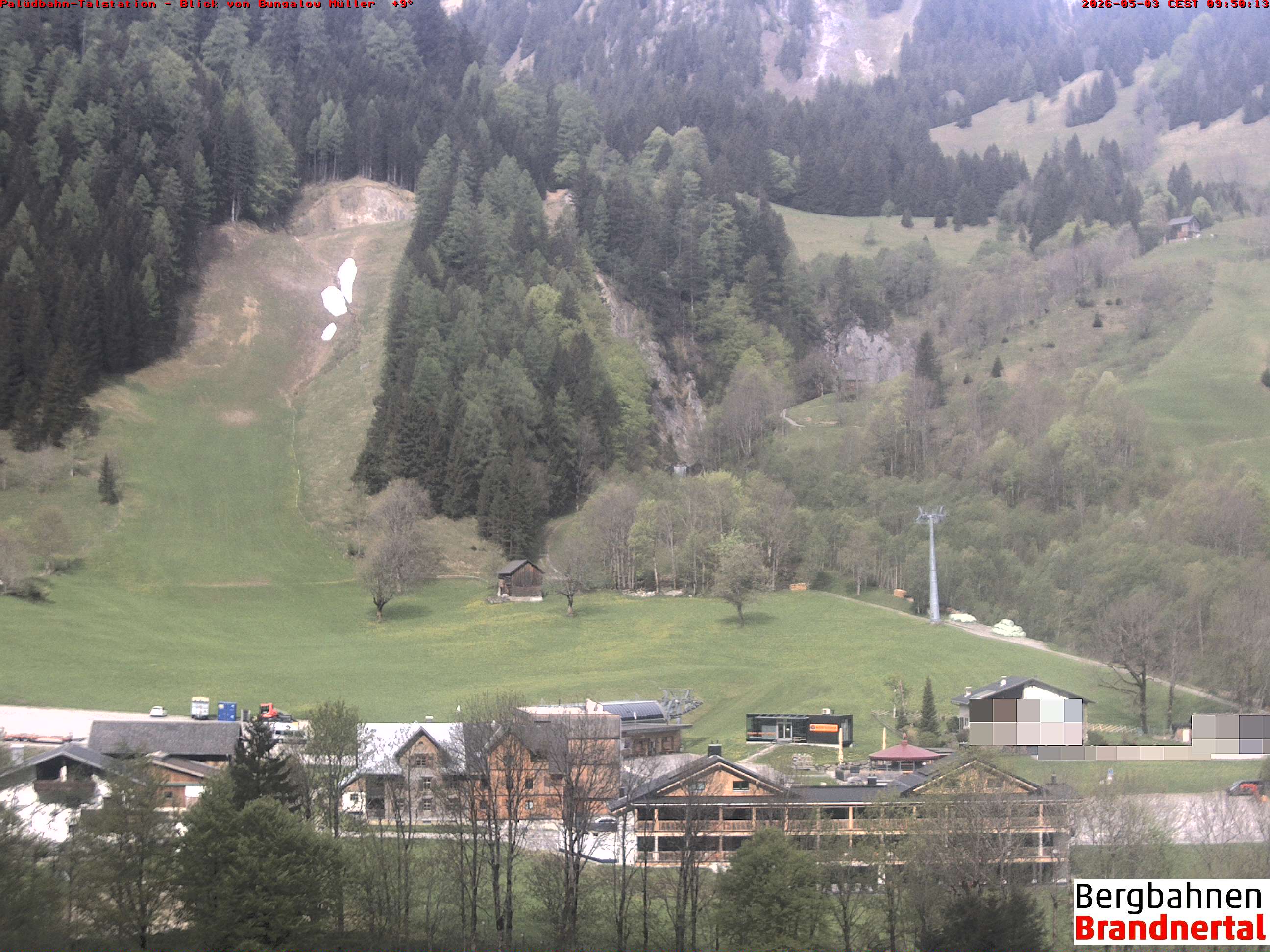 Blick auf Palüdbahn von Bungalow Müller