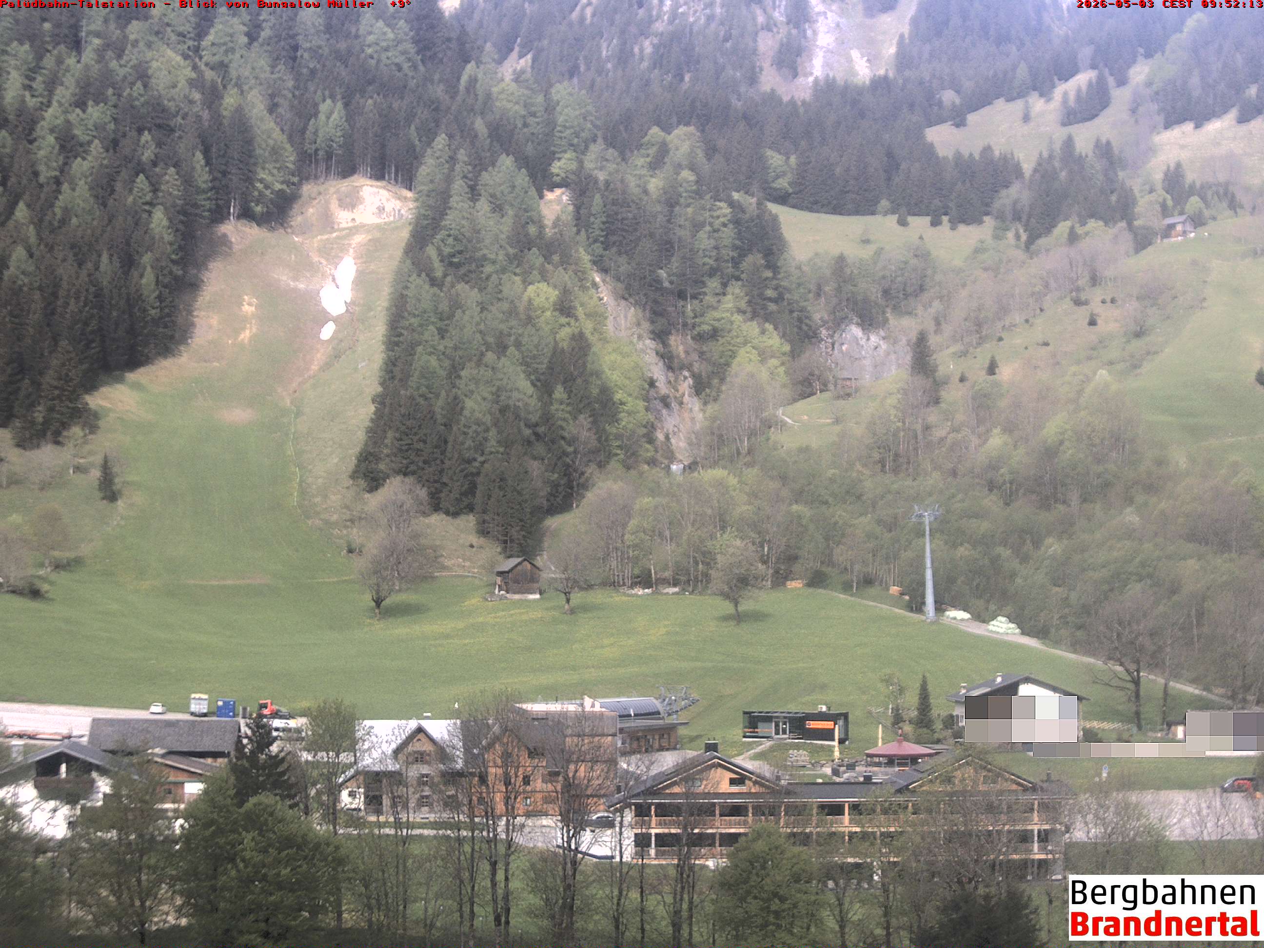 Blick auf Palüdbahn von Bungalow Müller