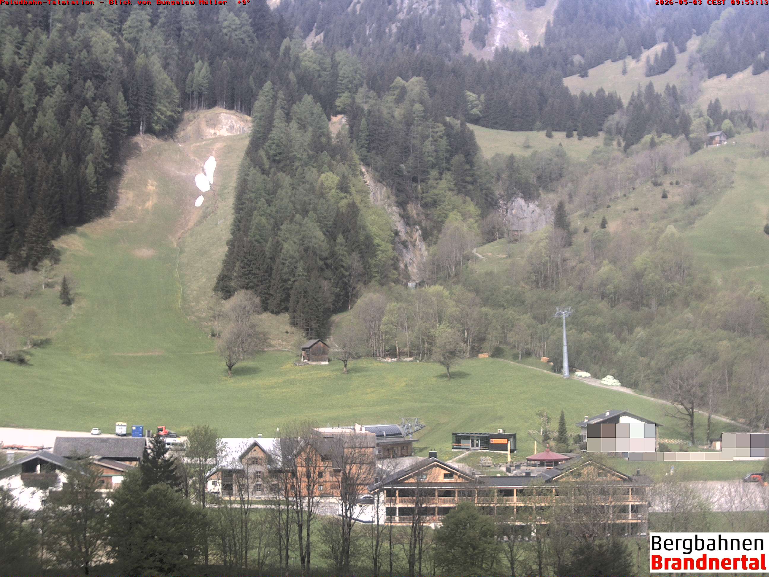 Blick auf Palüdbahn von Bungalow Müller