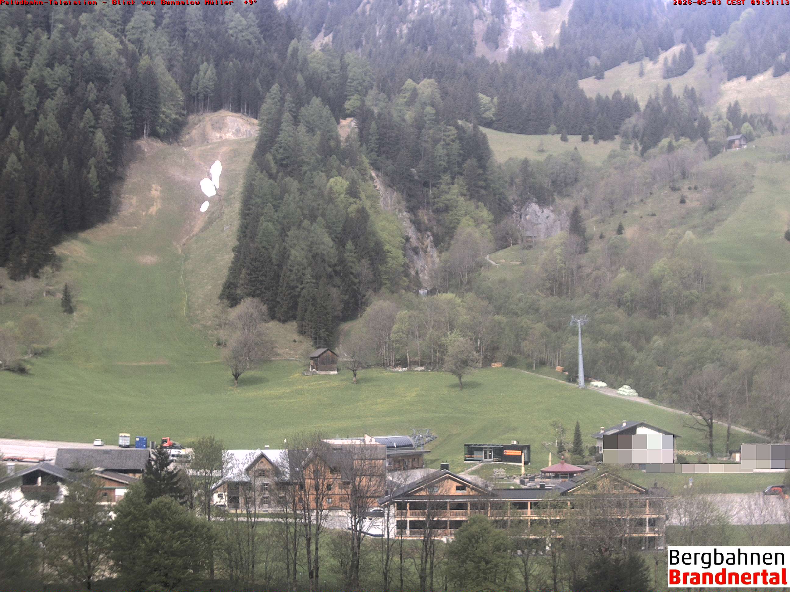 Blick auf Palüdbahn von Bungalow Müller