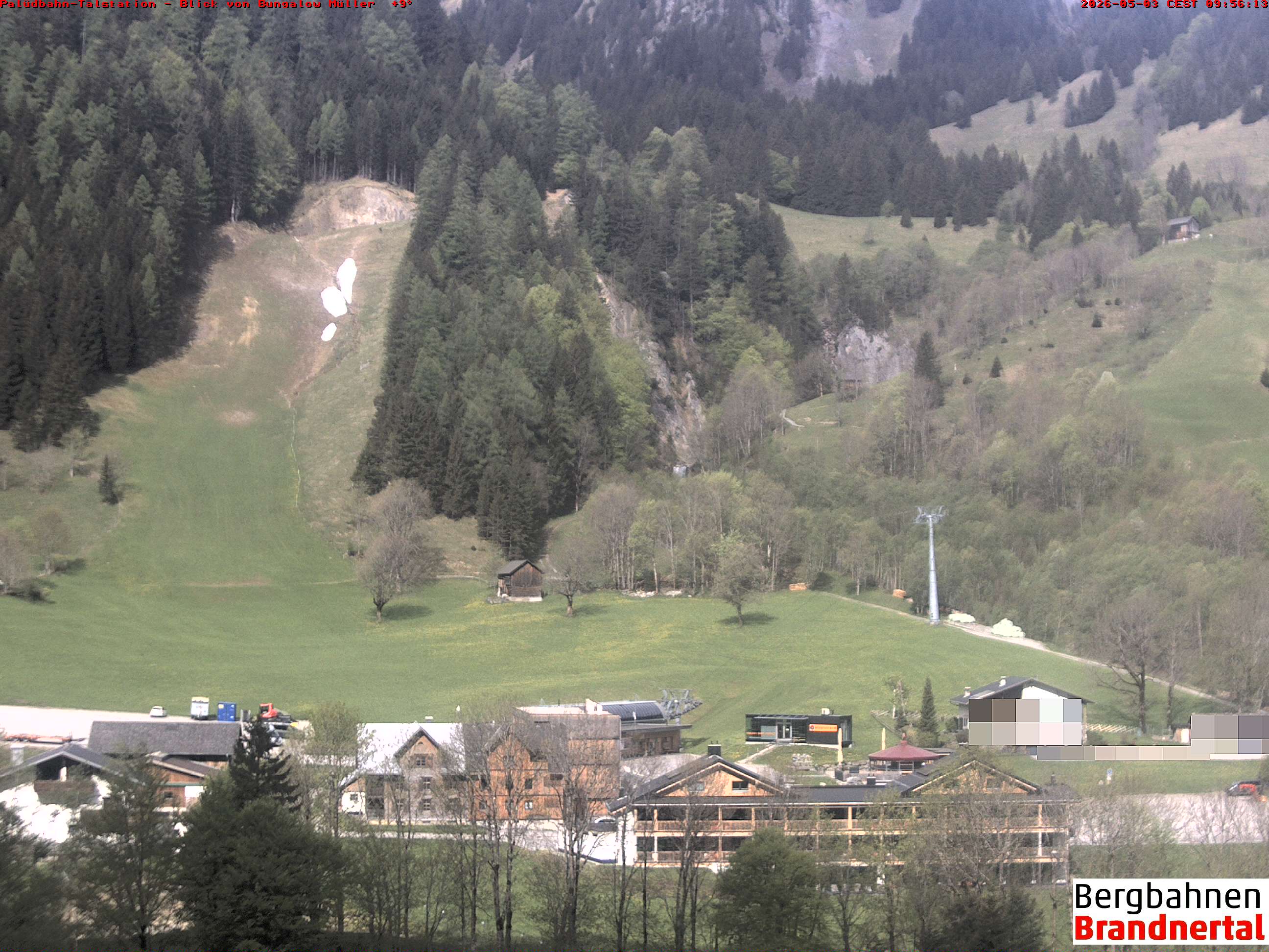 Blick auf Palüdbahn von Bungalow Müller