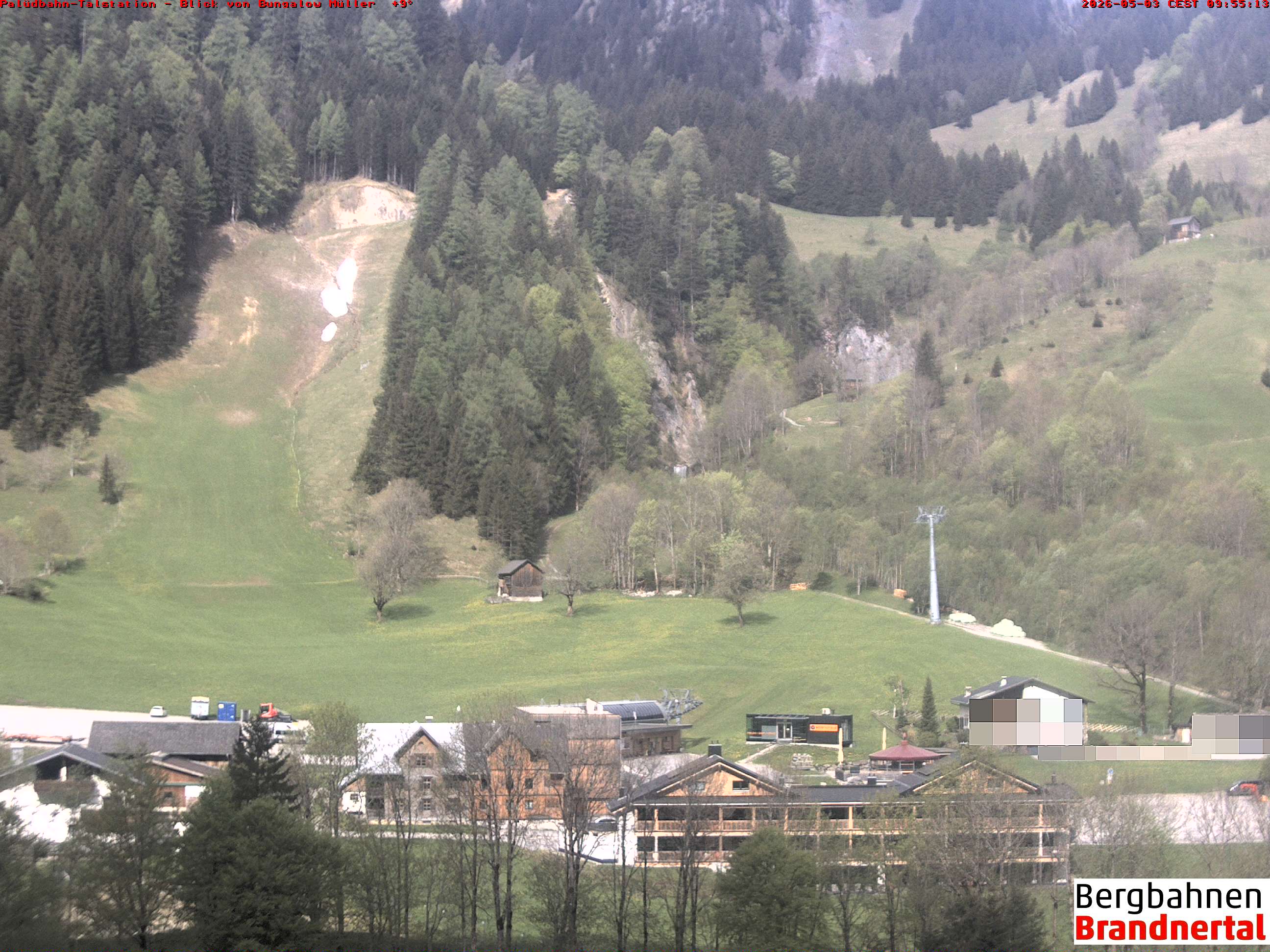Blick auf Palüdbahn von Bungalow Müller