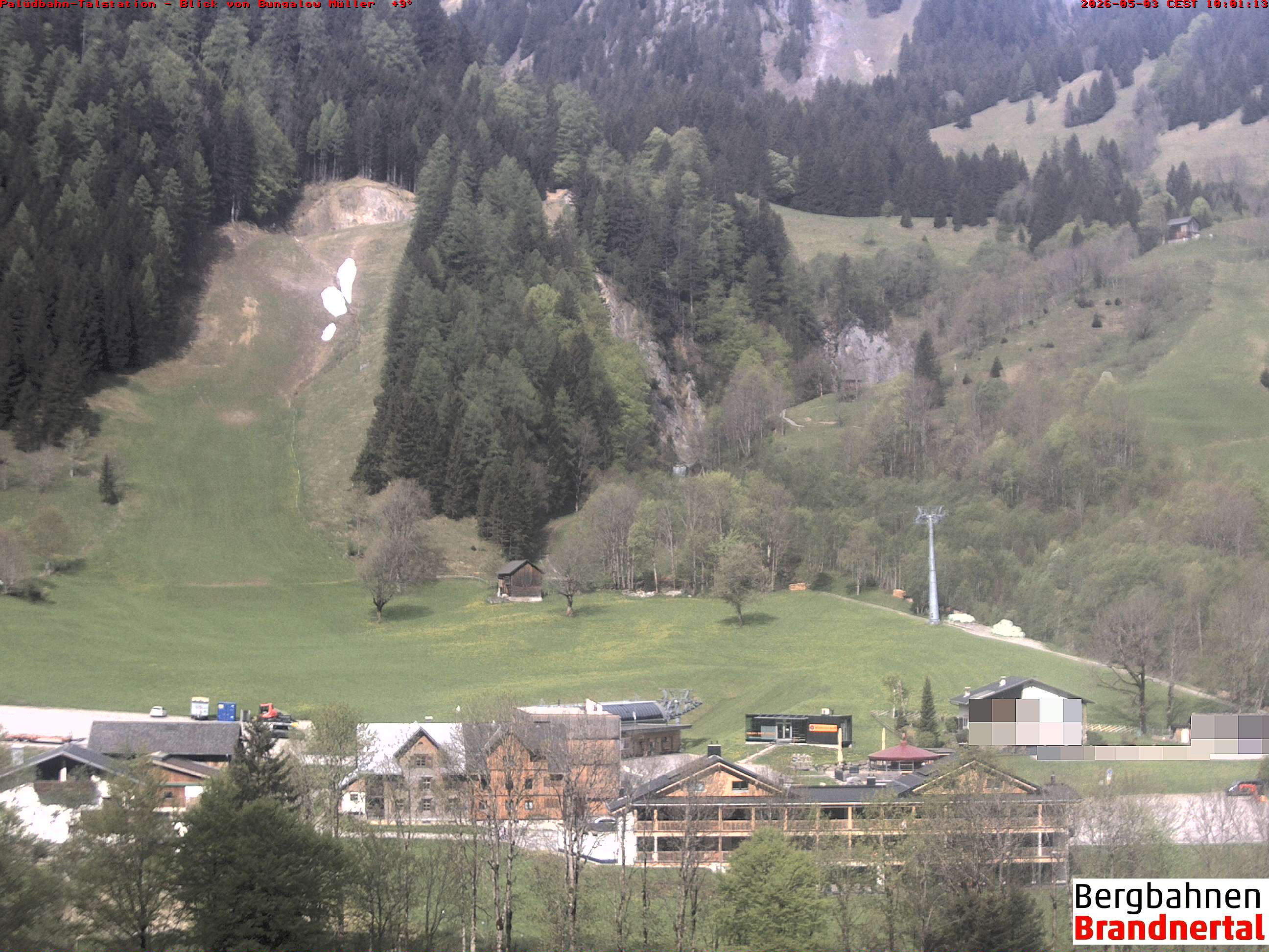 Blick auf Palüdbahn von Bungalow Müller