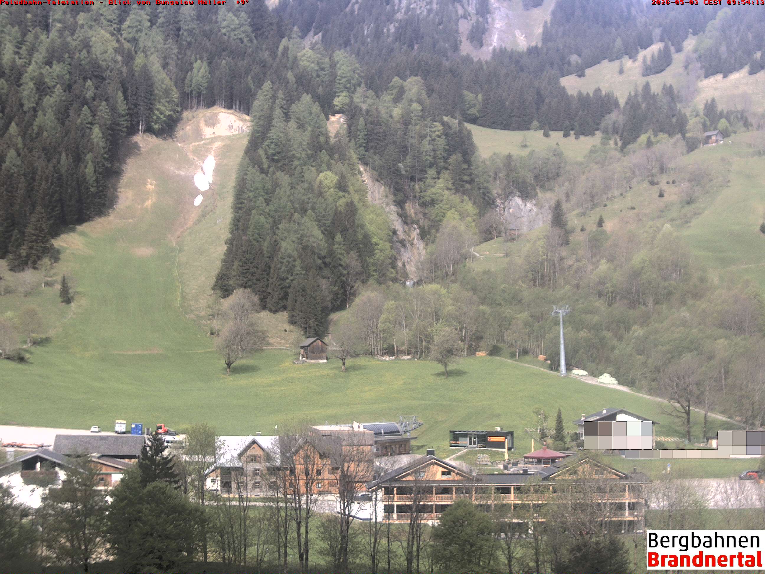 Blick auf Palüdbahn von Bungalow Müller