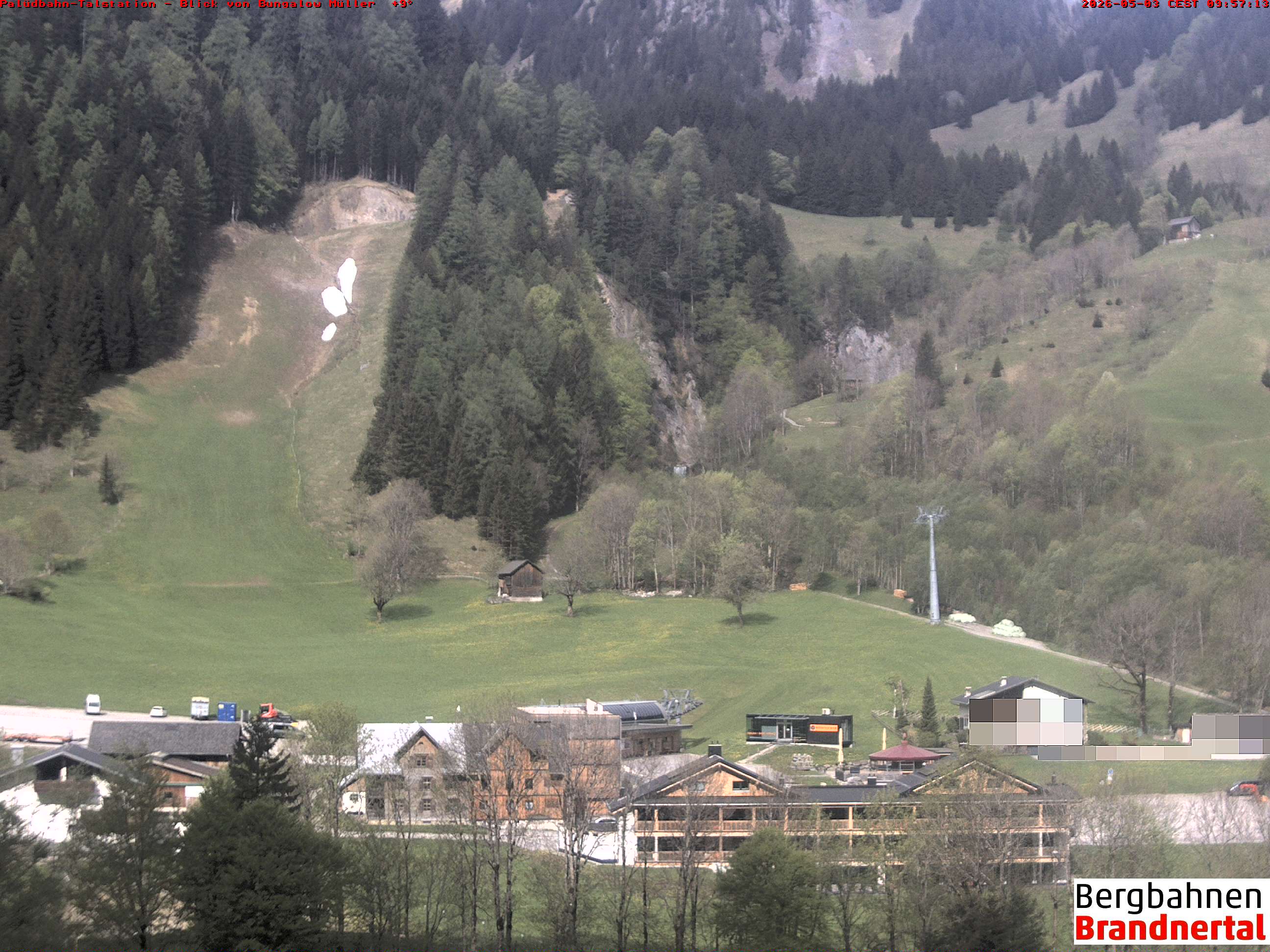 Blick auf Palüdbahn von Bungalow Müller