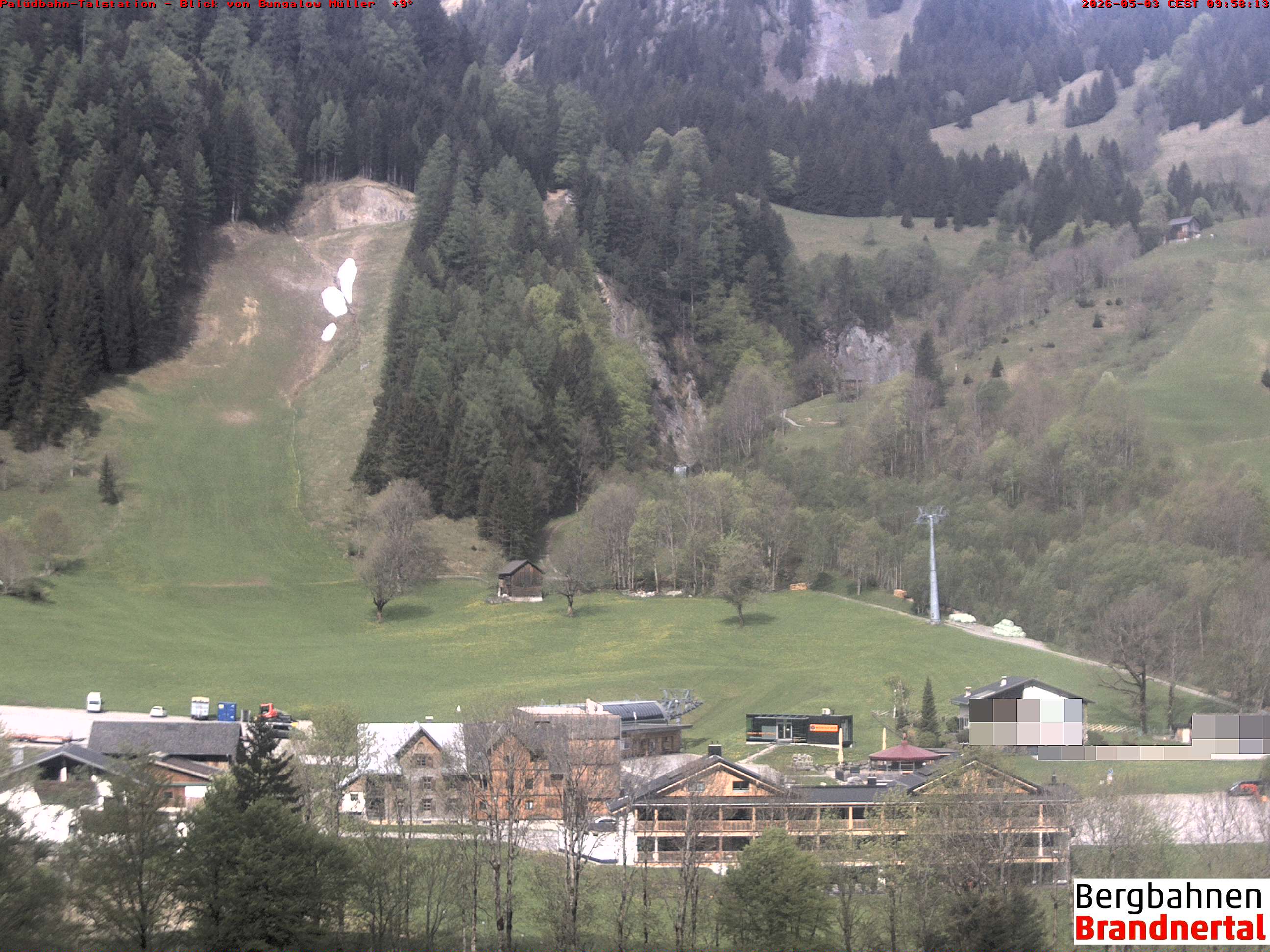 Blick auf Palüdbahn von Bungalow Müller