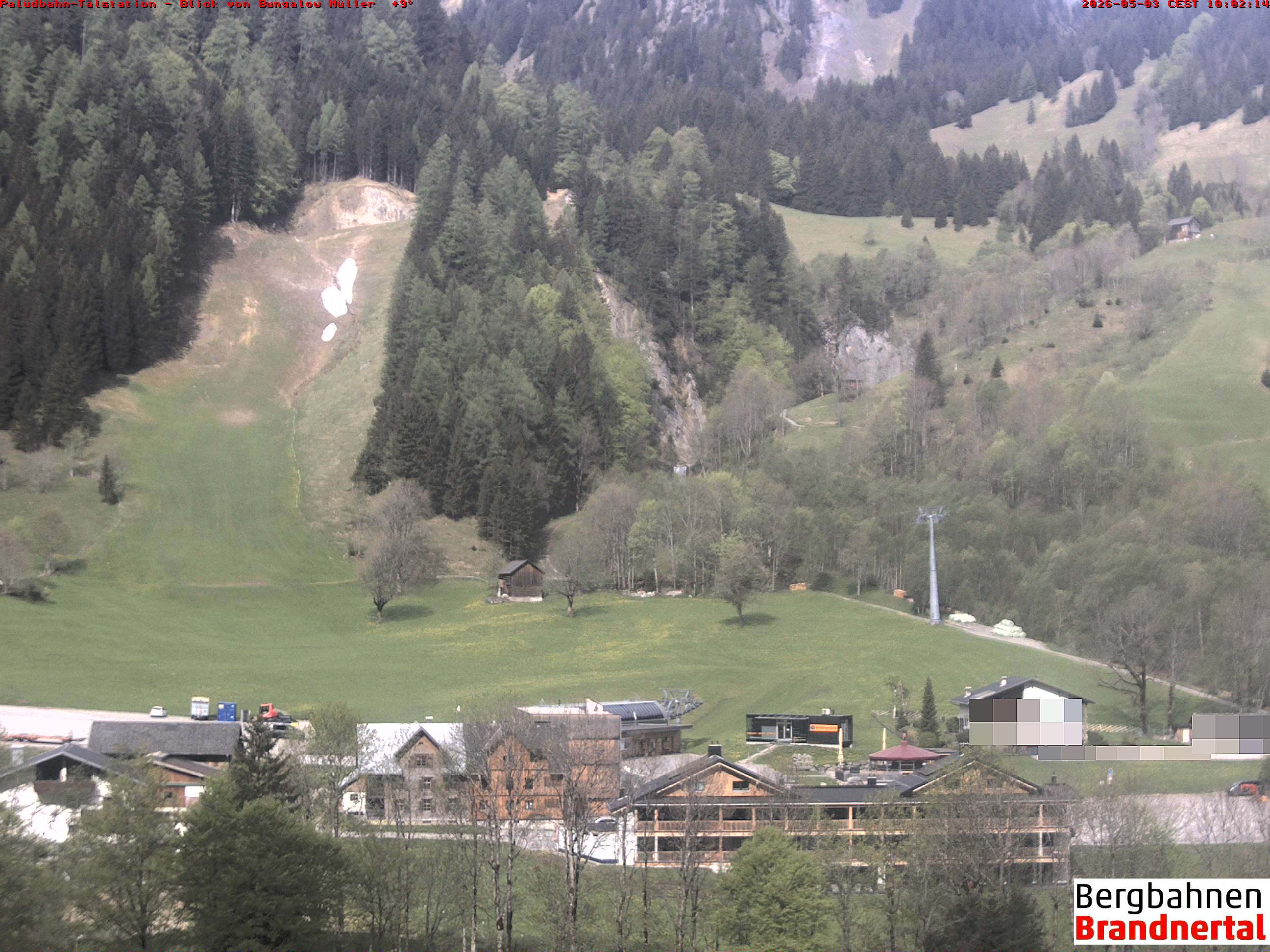 Blick auf Palüdbahn von Bungalow Müller