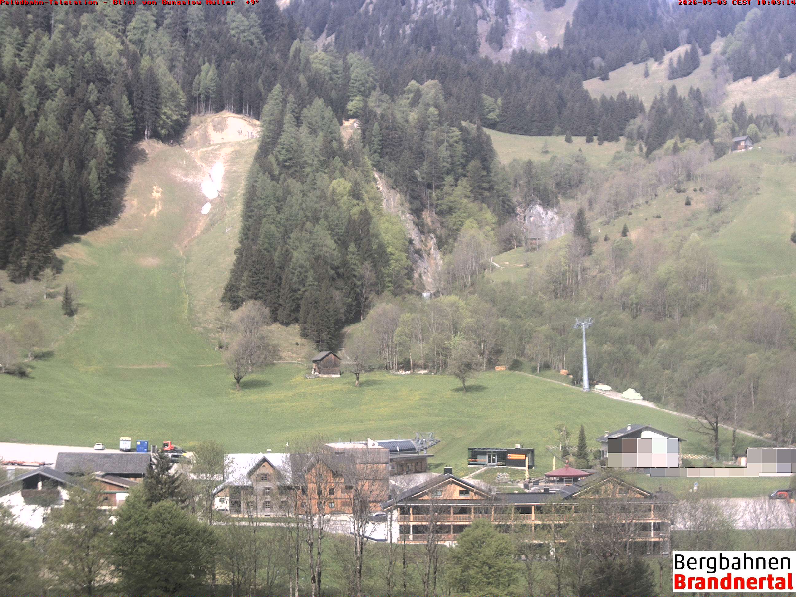 Blick auf Palüdbahn von Bungalow Müller