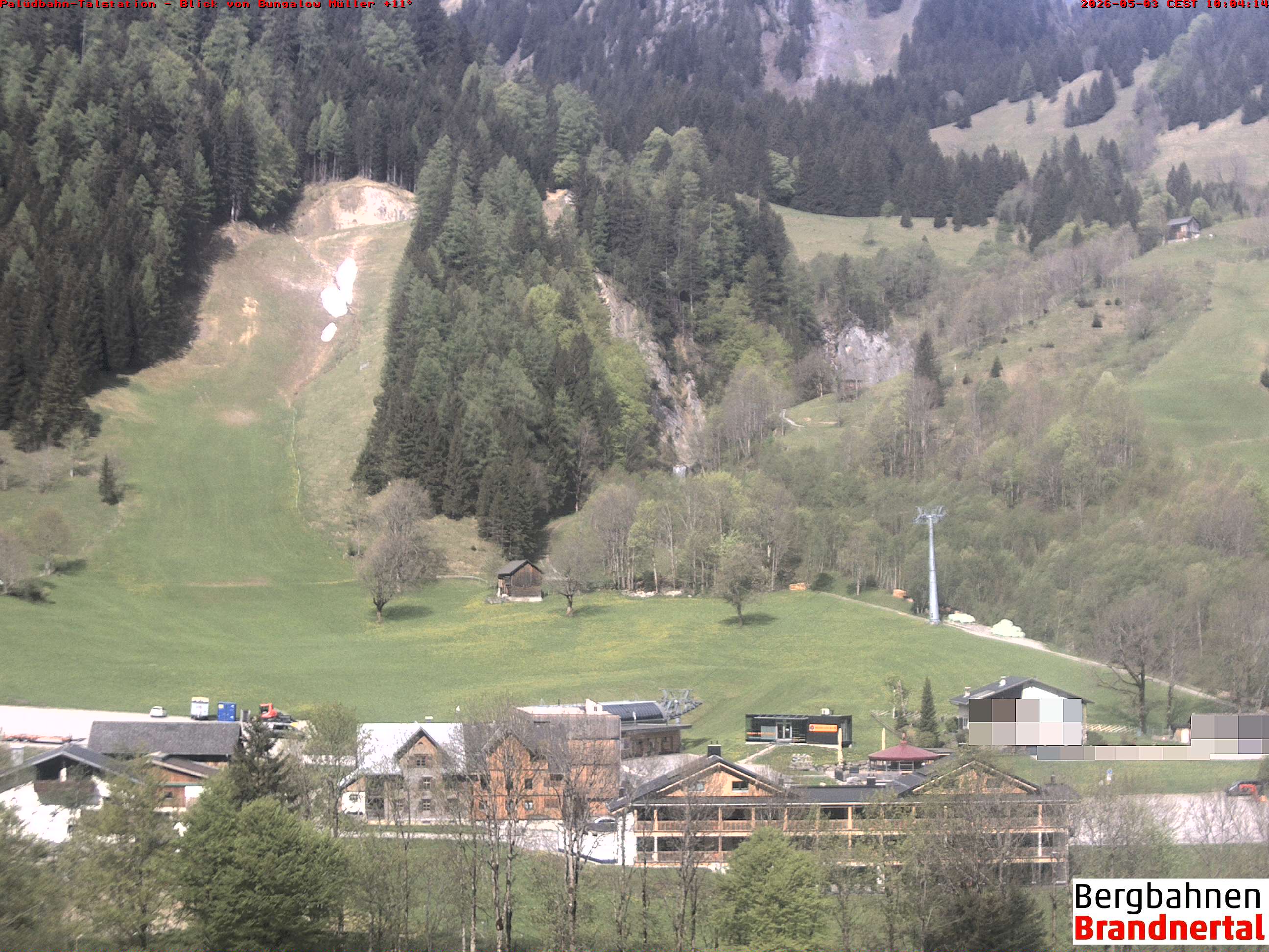 Blick auf Palüdbahn von Bungalow Müller