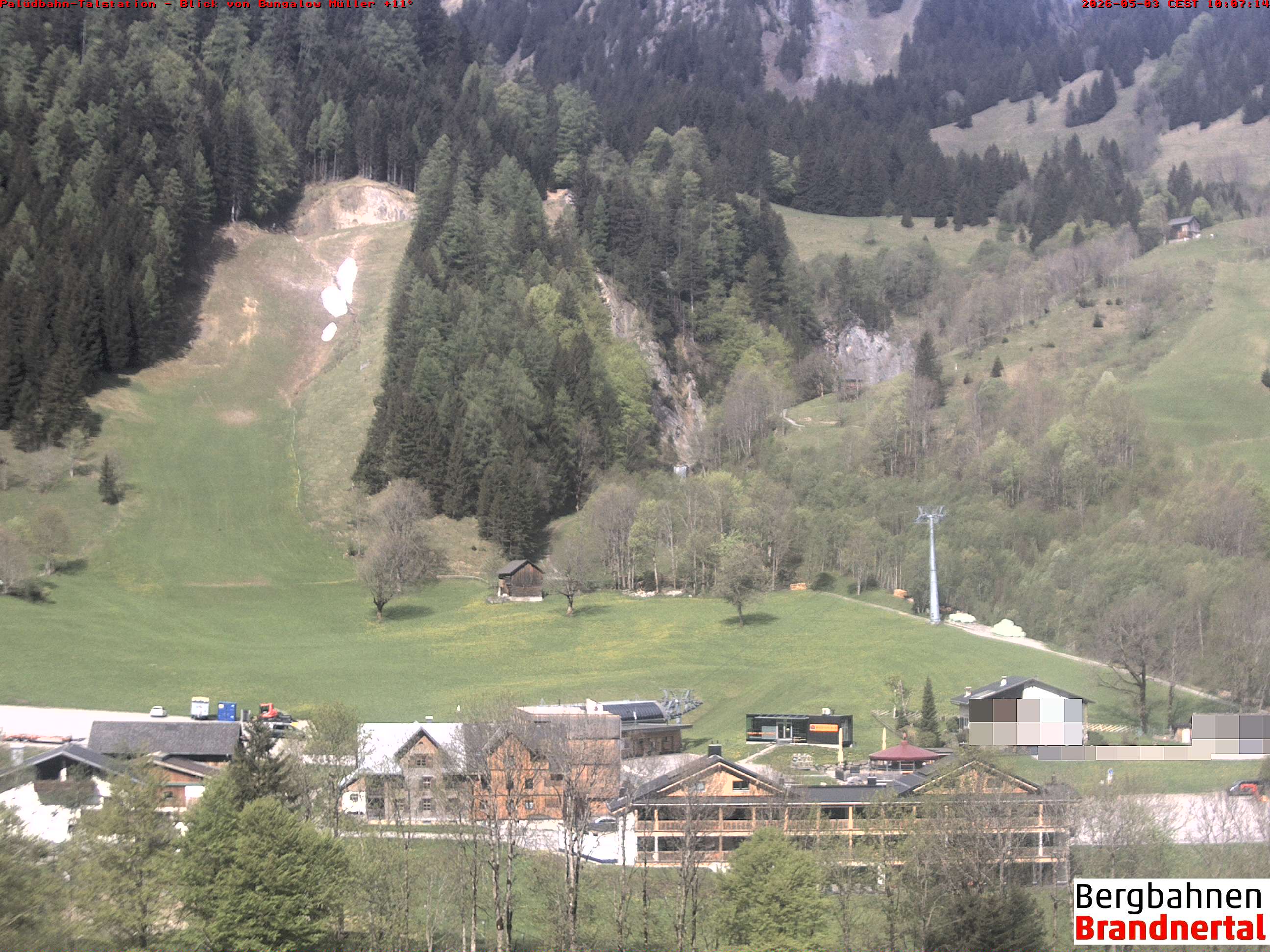 Blick auf Palüdbahn von Bungalow Müller