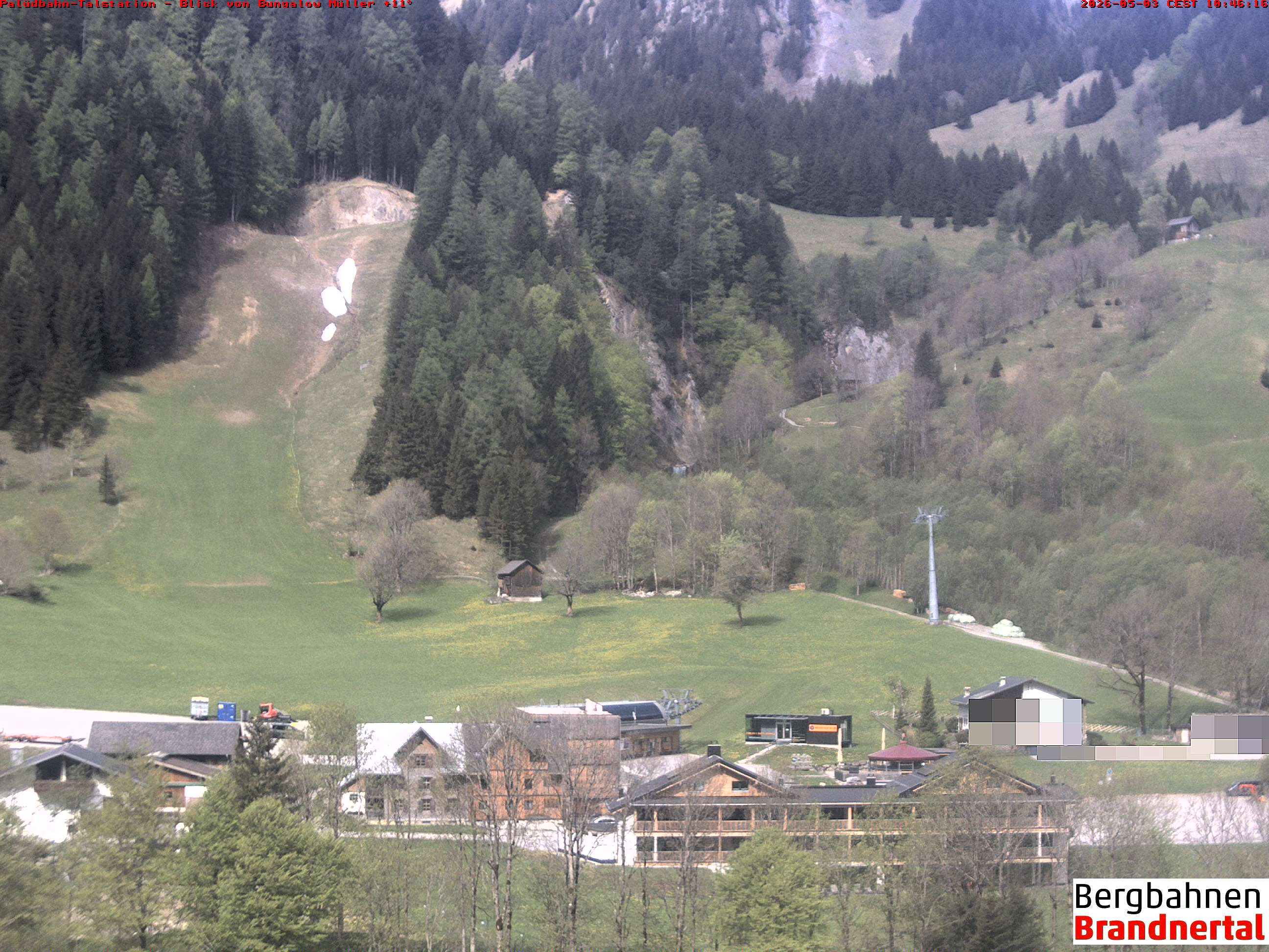 Blick auf Palüdbahn von Bungalow Müller