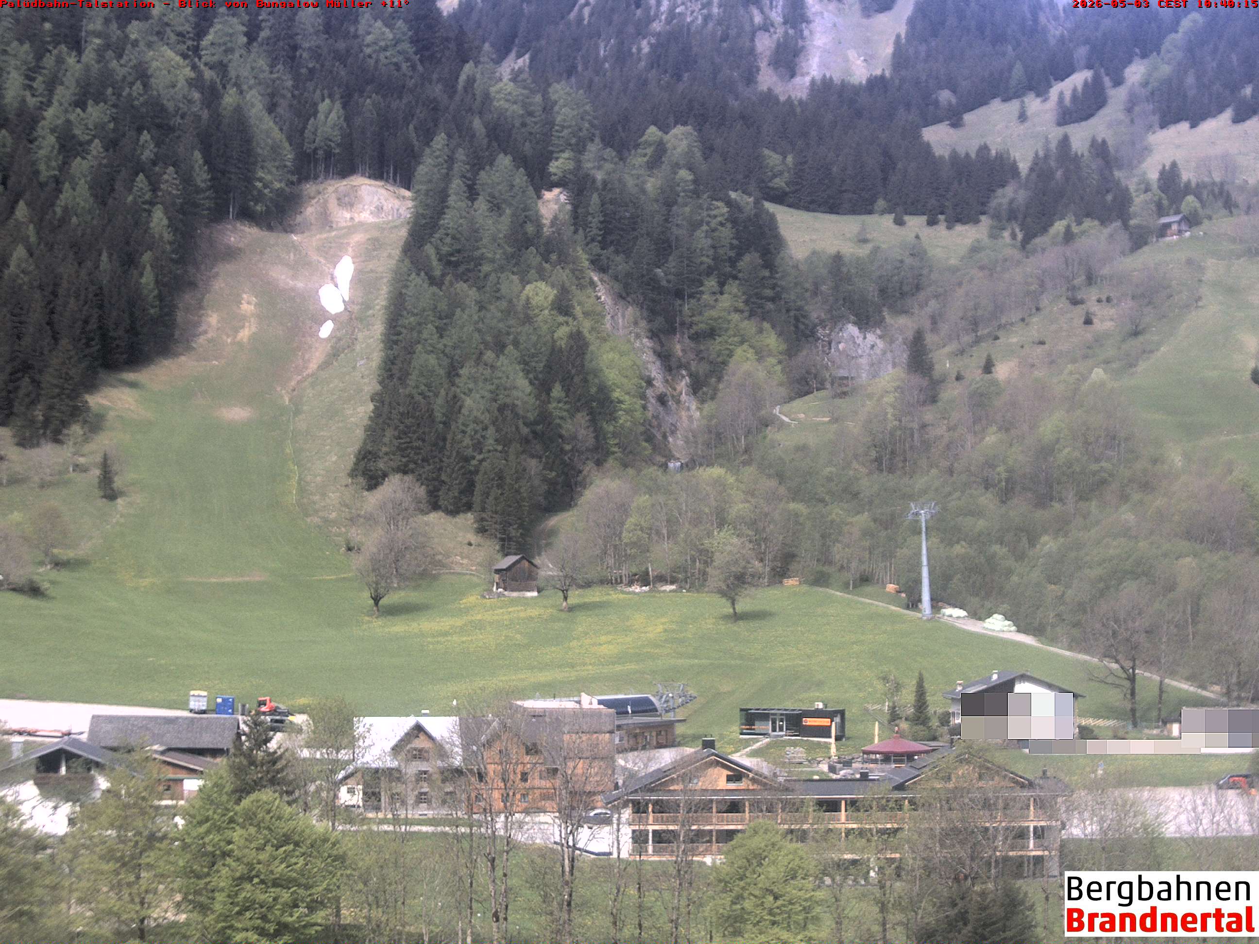 Blick auf Palüdbahn von Bungalow Müller