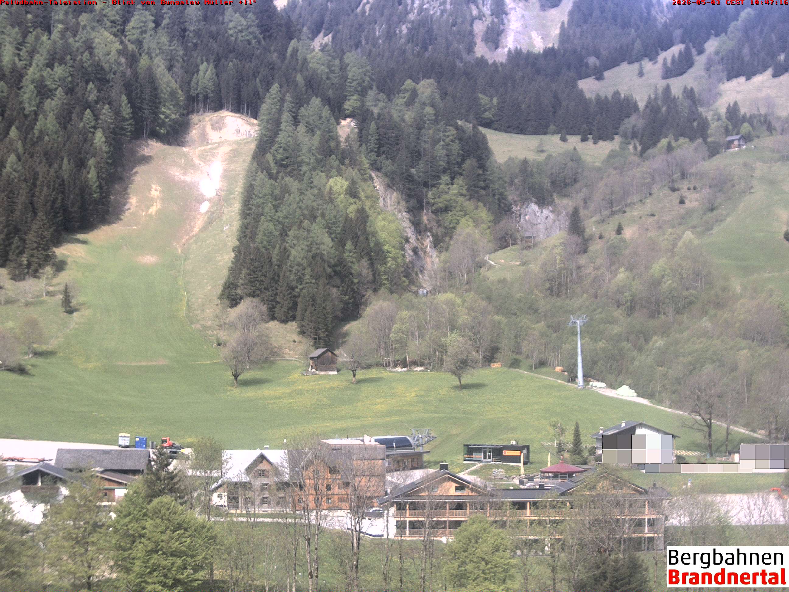 Blick auf Palüdbahn von Bungalow Müller