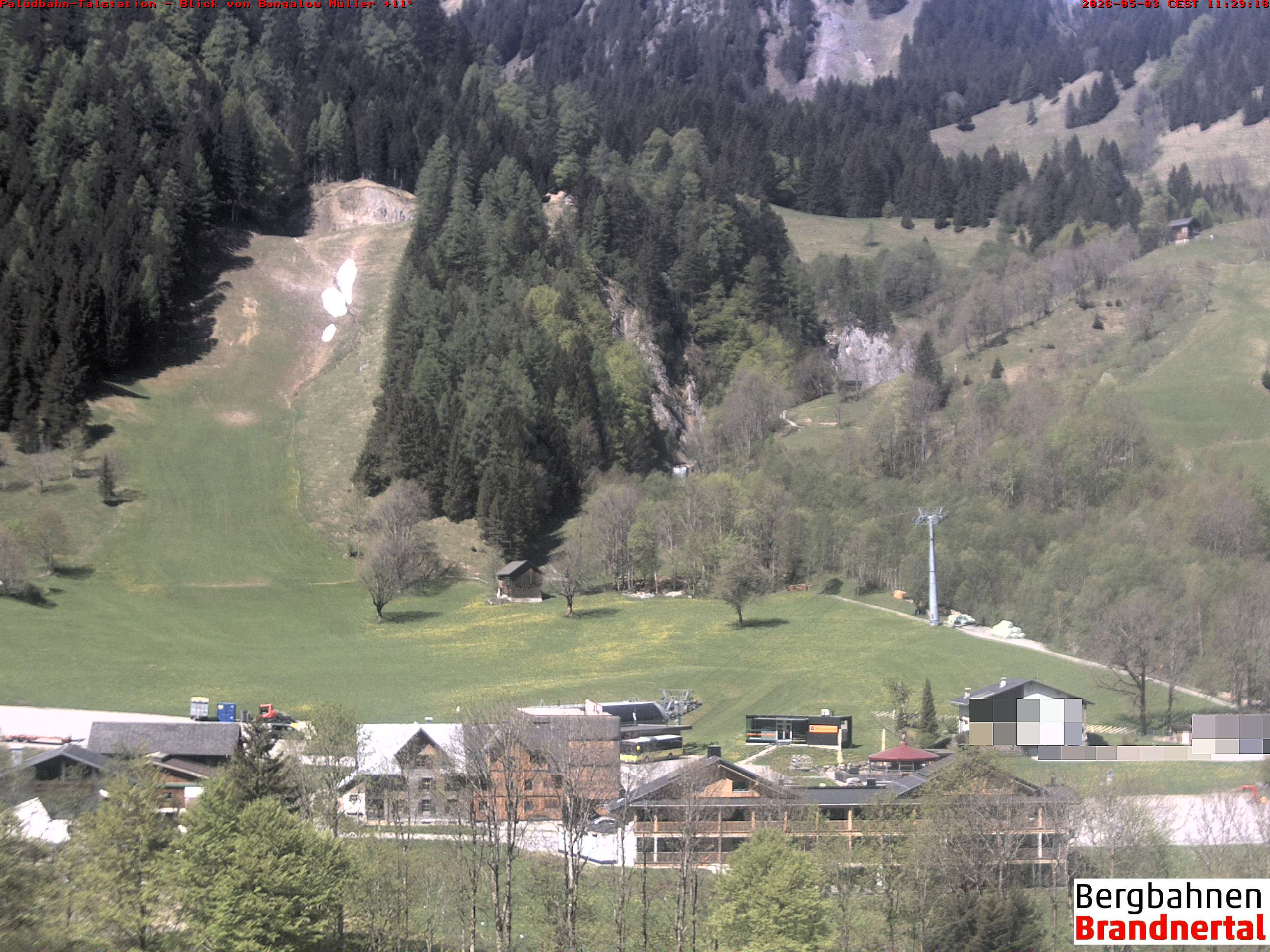 Blick auf Palüdbahn von Bungalow Müller