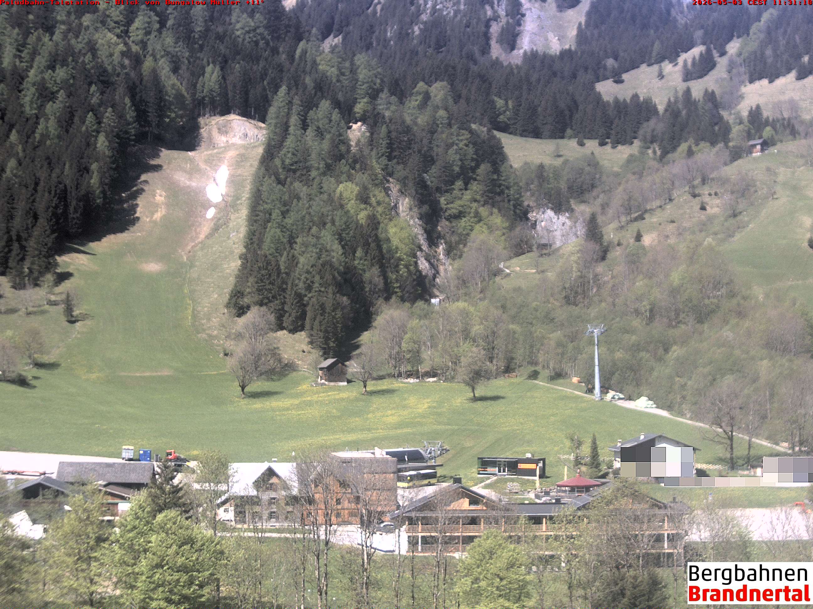 Blick auf Palüdbahn von Bungalow Müller