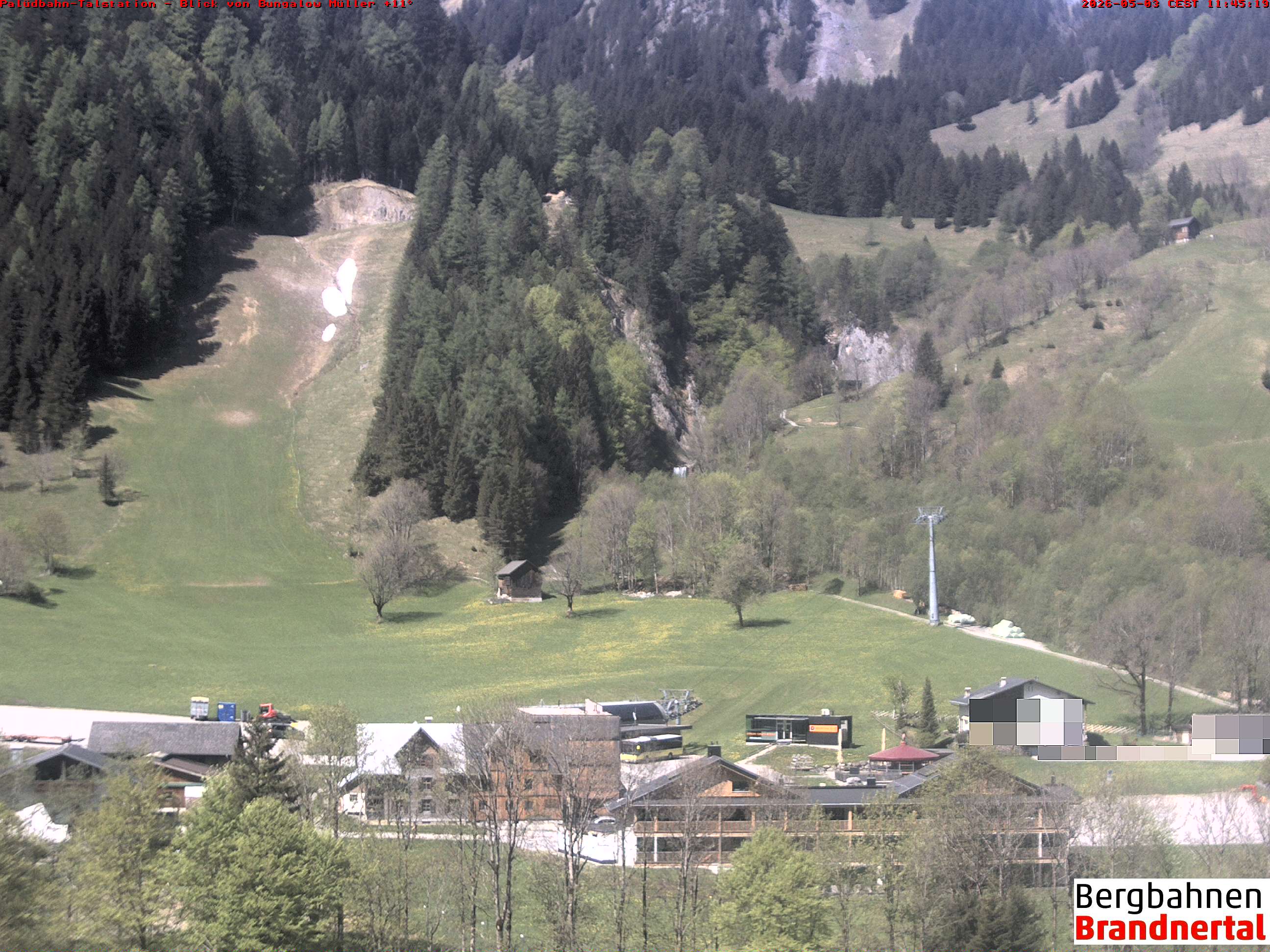 Blick auf Palüdbahn von Bungalow Müller