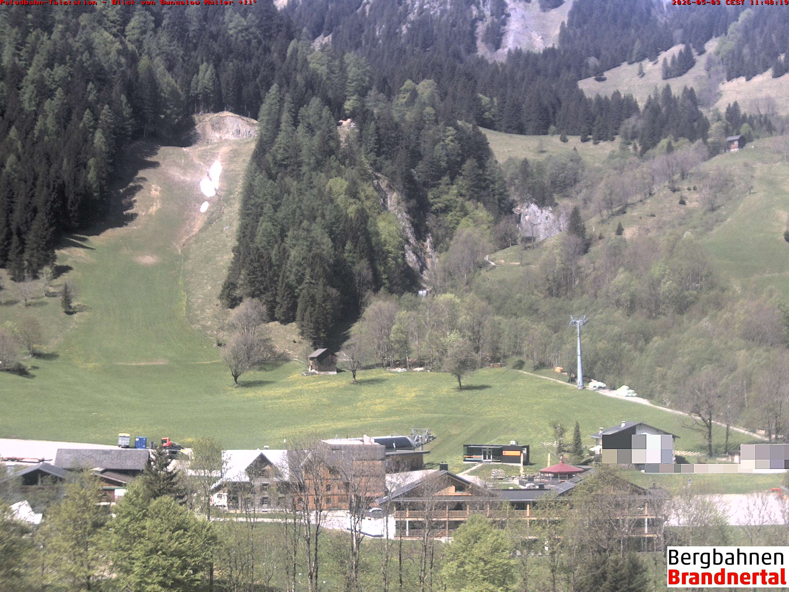 Blick auf Palüdbahn von Bungalow Müller