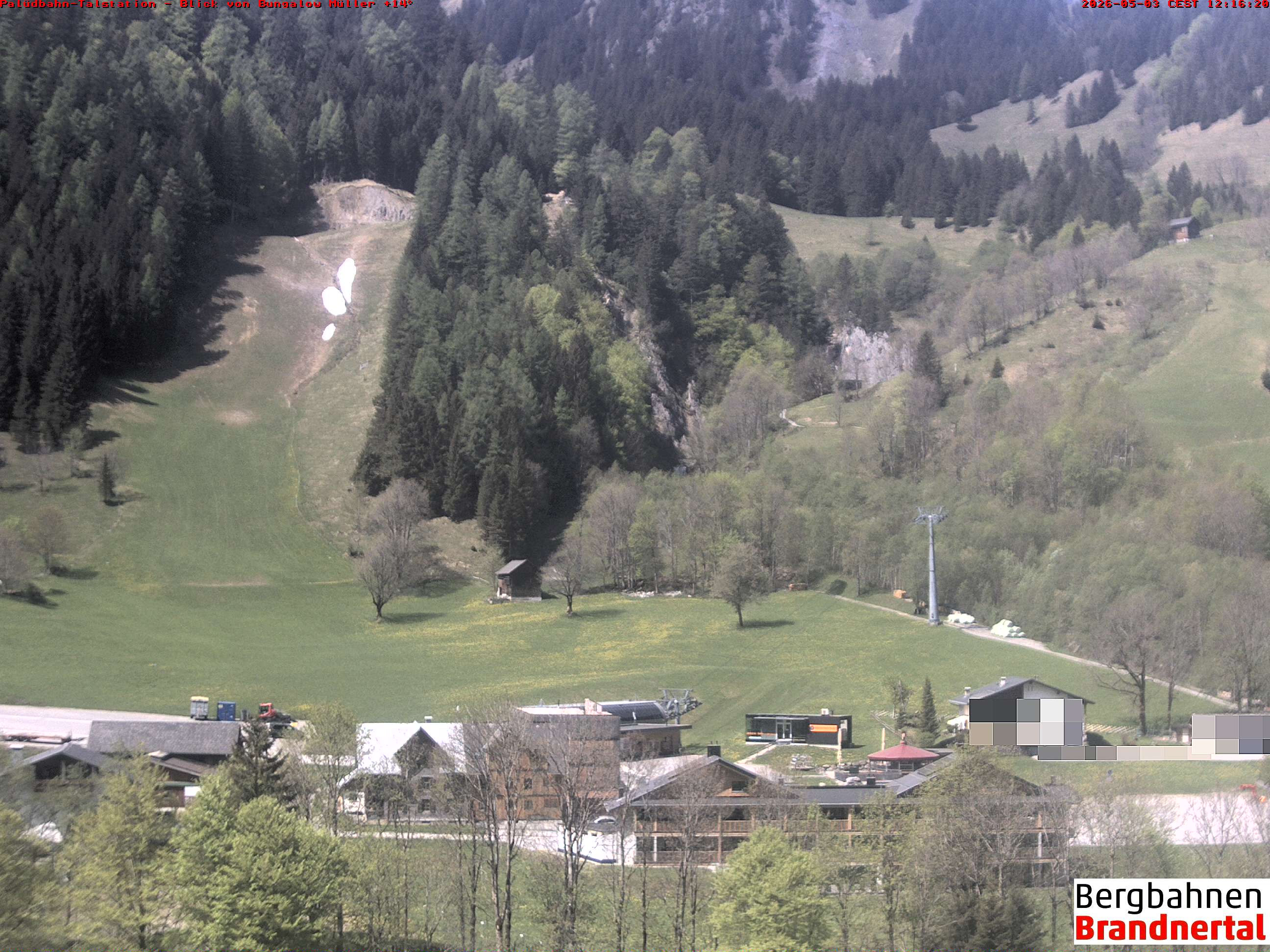 Blick auf Palüdbahn von Bungalow Müller