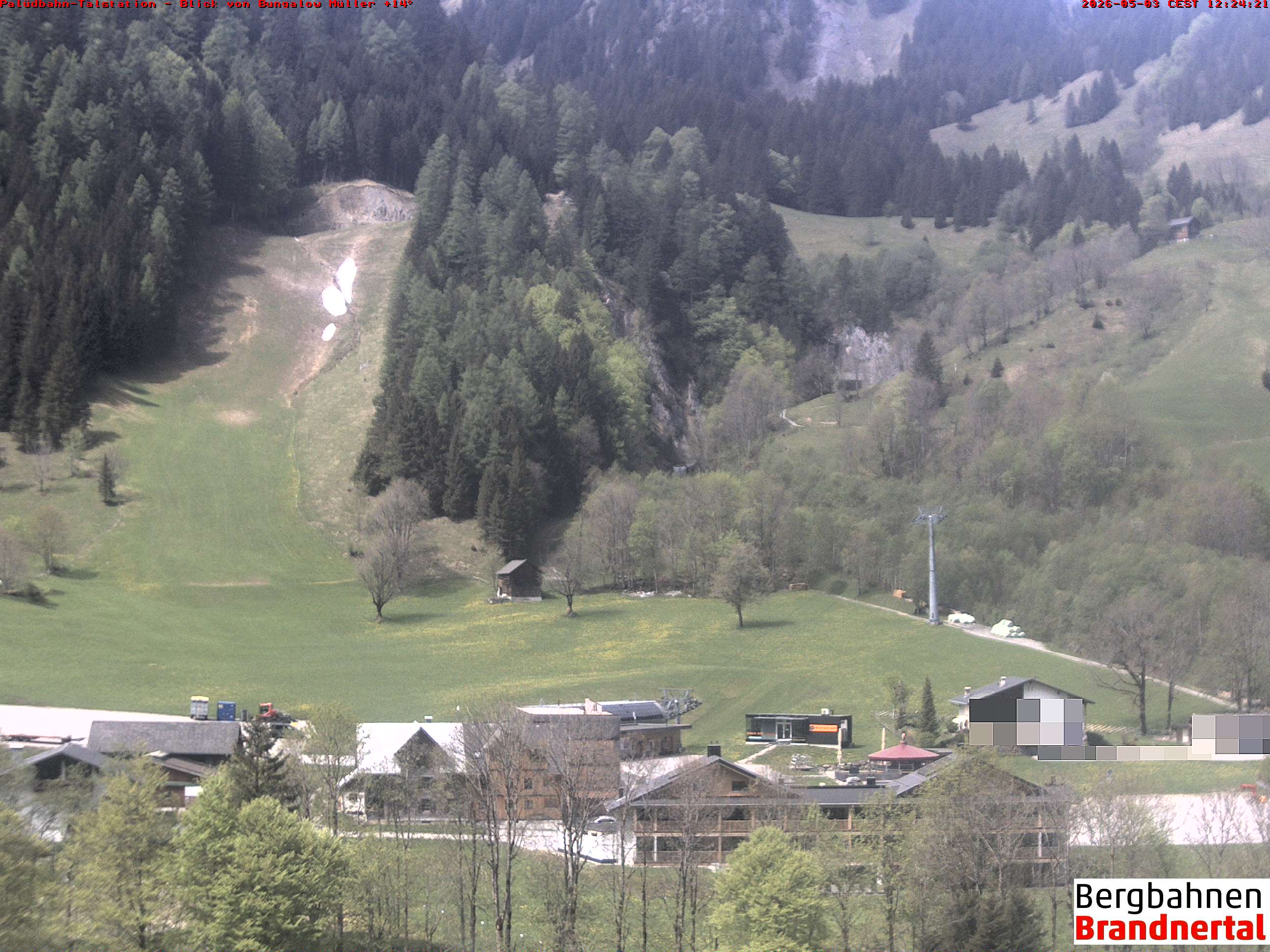 Blick auf Palüdbahn von Bungalow Müller