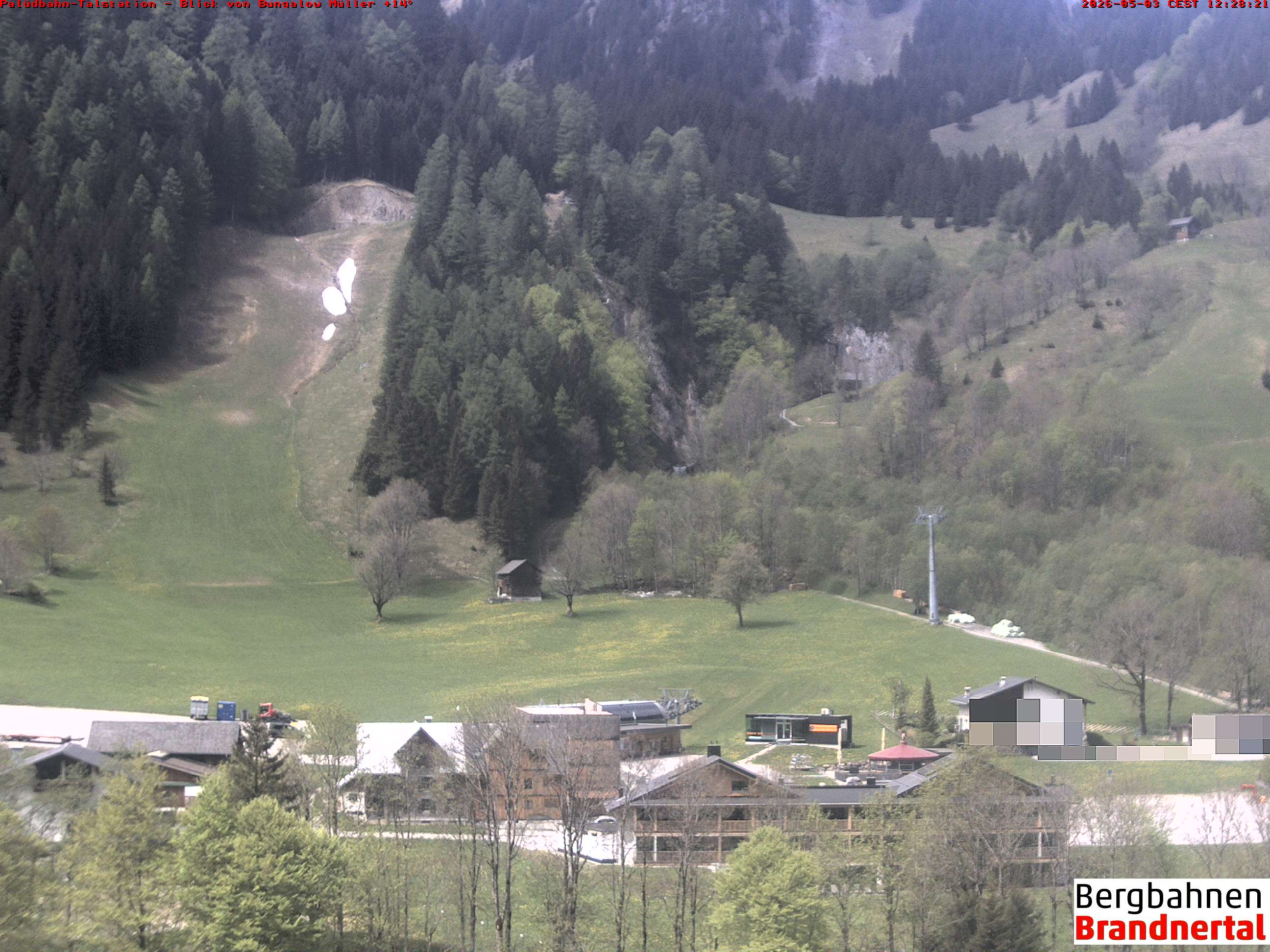 Blick auf Palüdbahn von Bungalow Müller