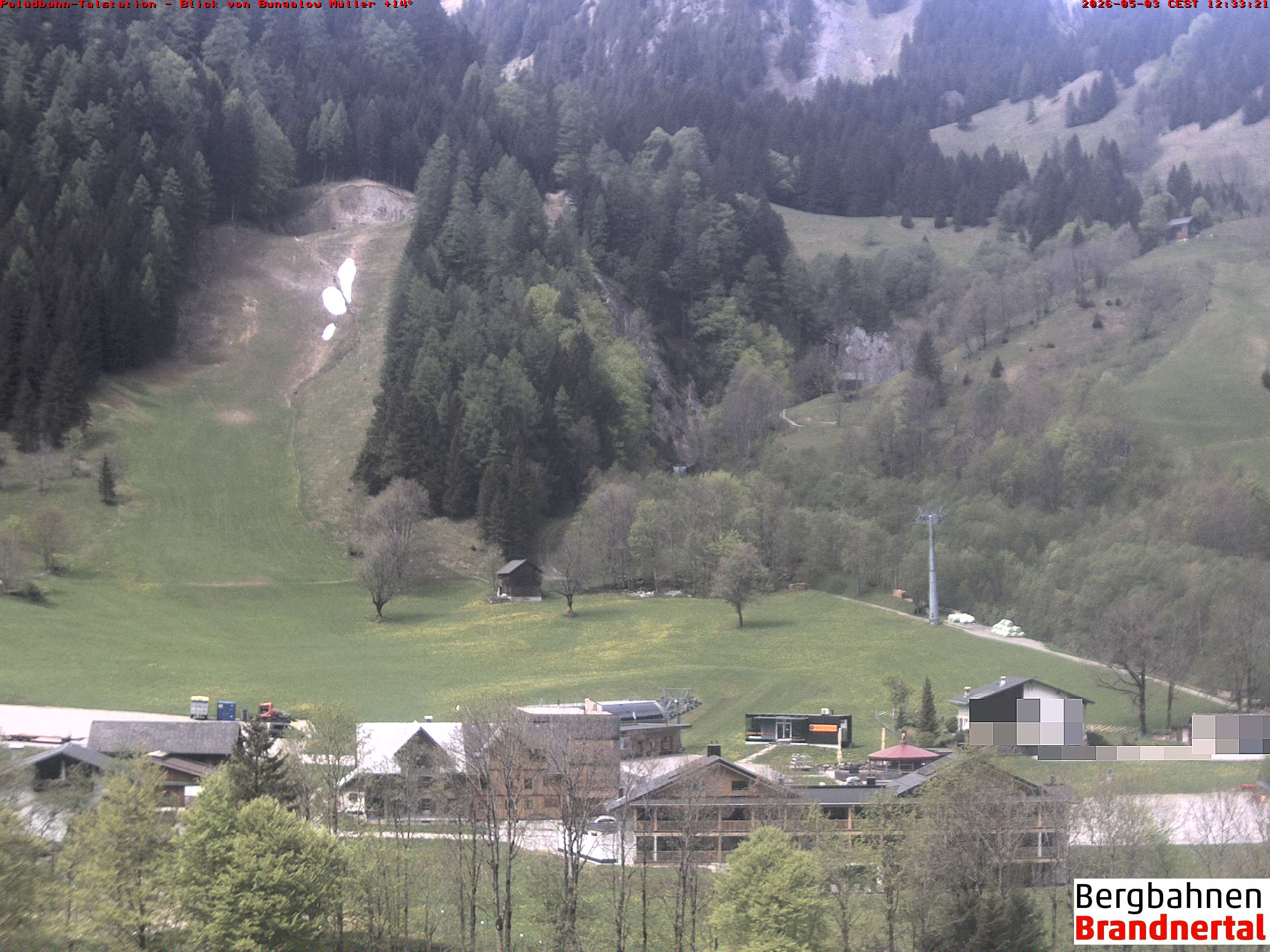 Blick auf Palüdbahn von Bungalow Müller