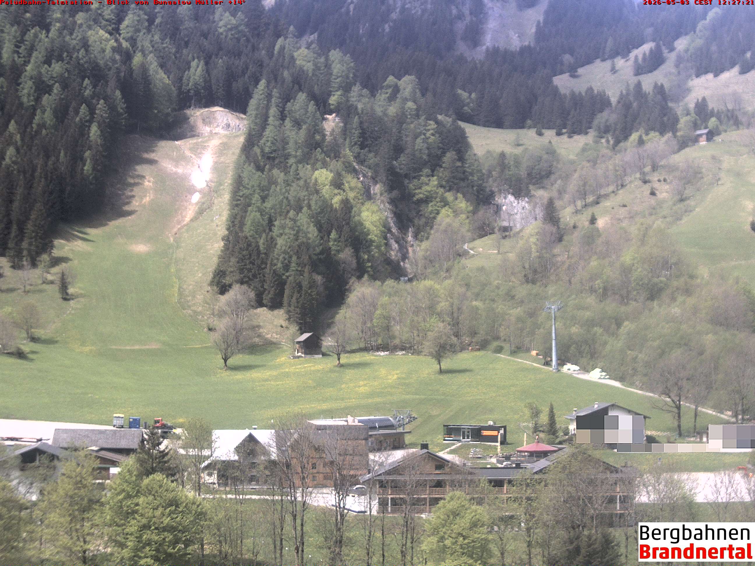 Blick auf Palüdbahn von Bungalow Müller