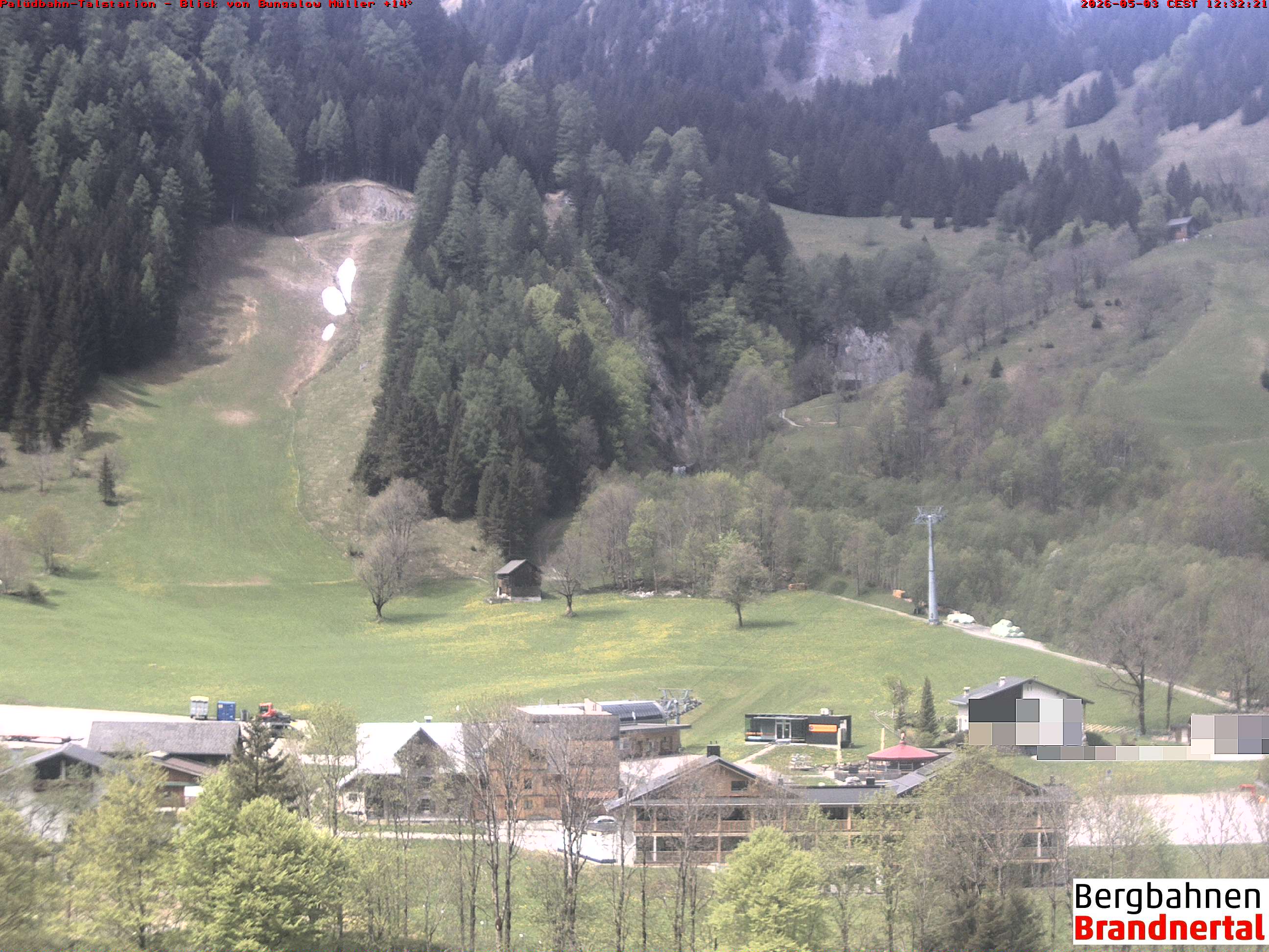 Blick auf Palüdbahn von Bungalow Müller