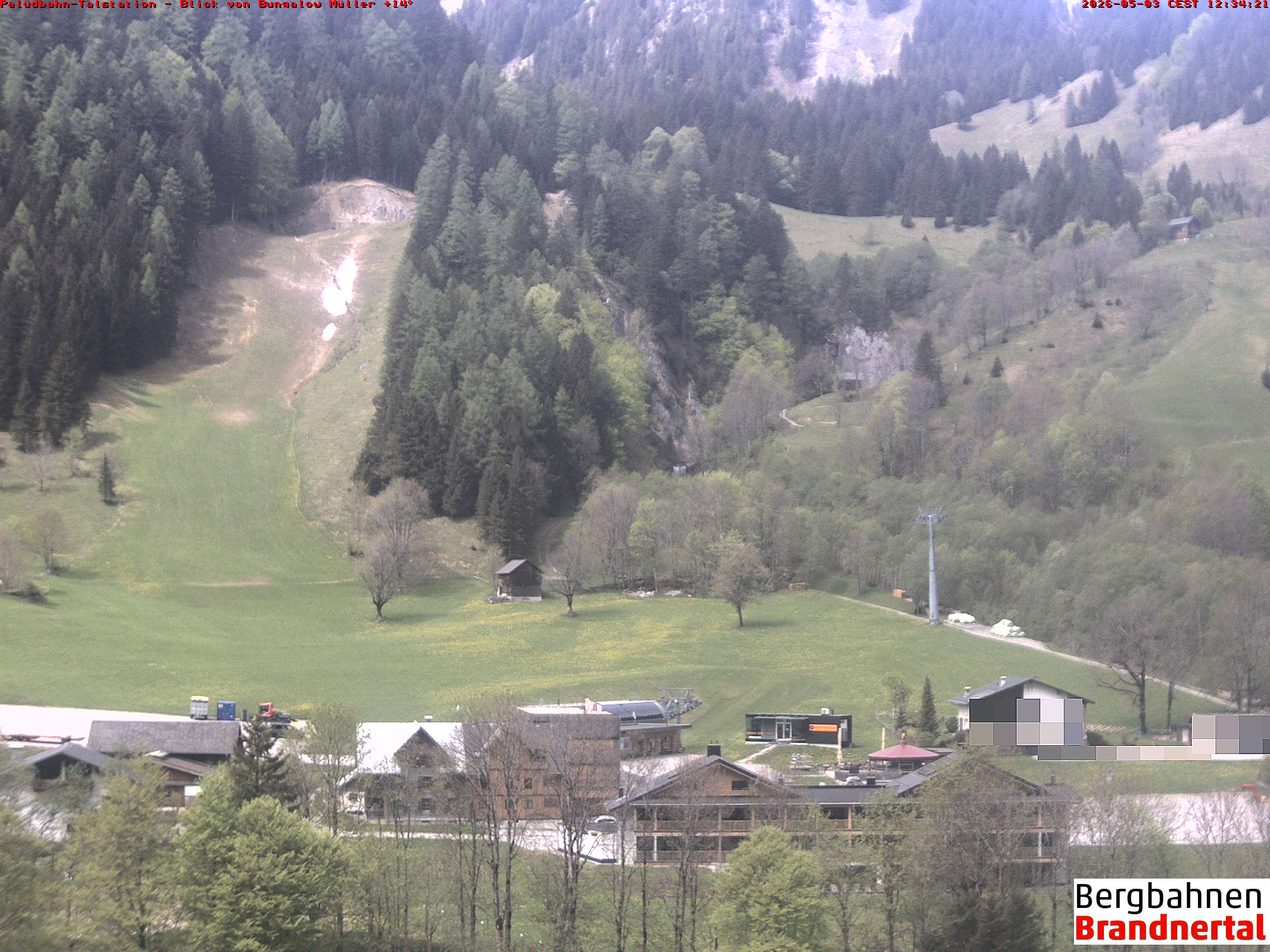 Blick auf Palüdbahn von Bungalow Müller