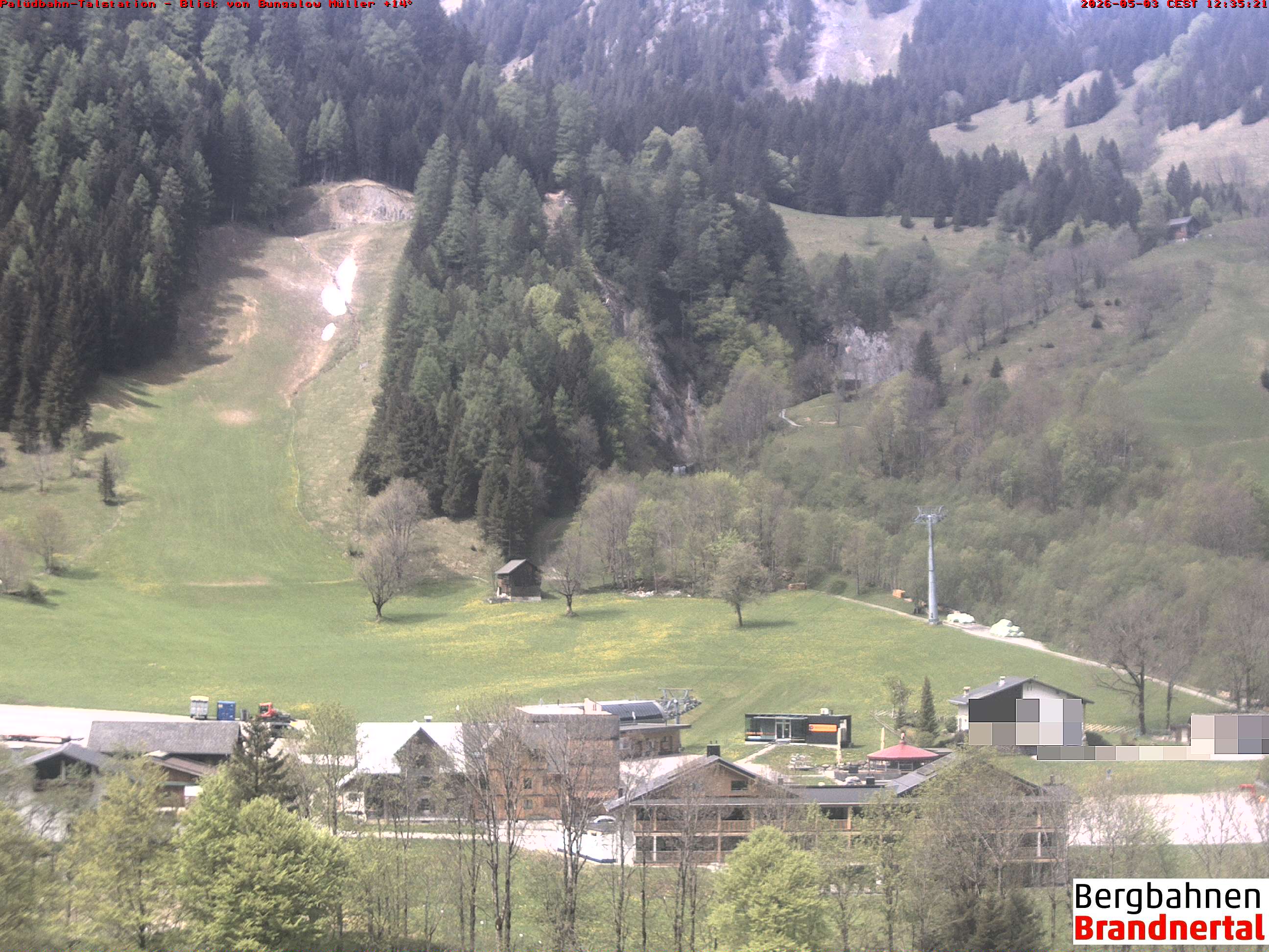 Blick auf Palüdbahn von Bungalow Müller