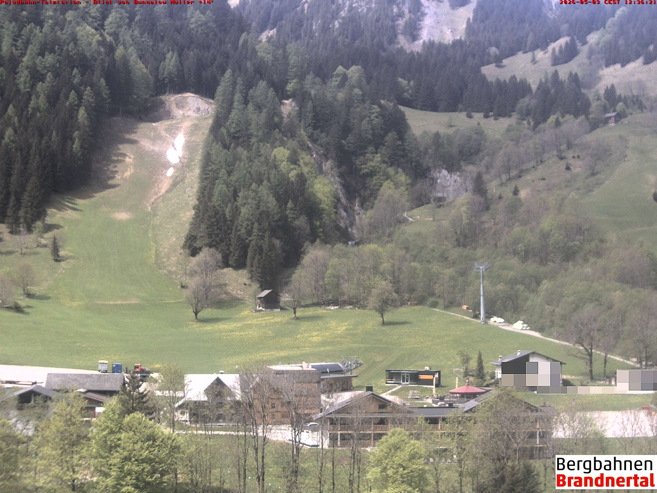 Blick auf Palüdbahn von Bungalow Müller