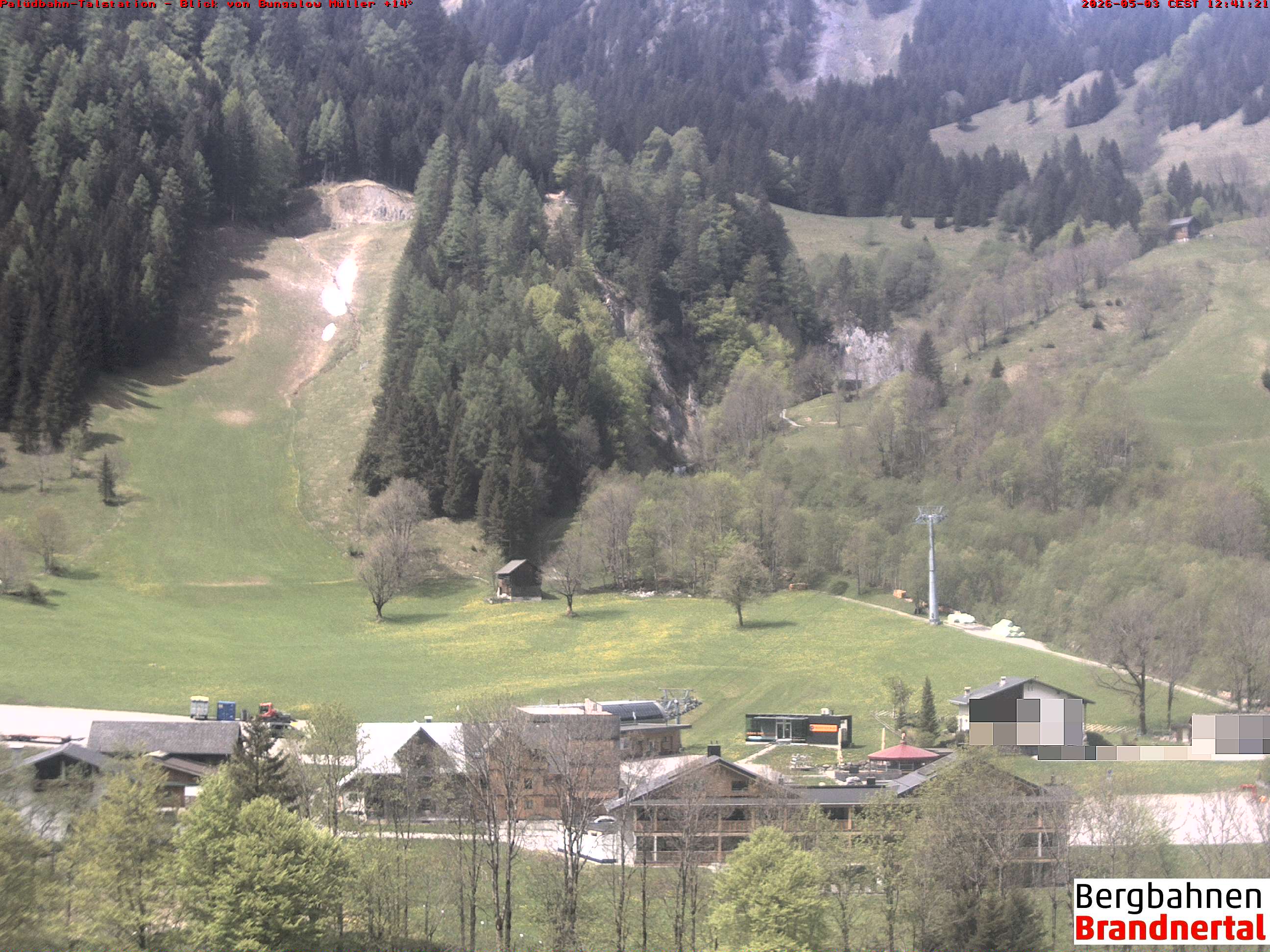 Blick auf Palüdbahn von Bungalow Müller