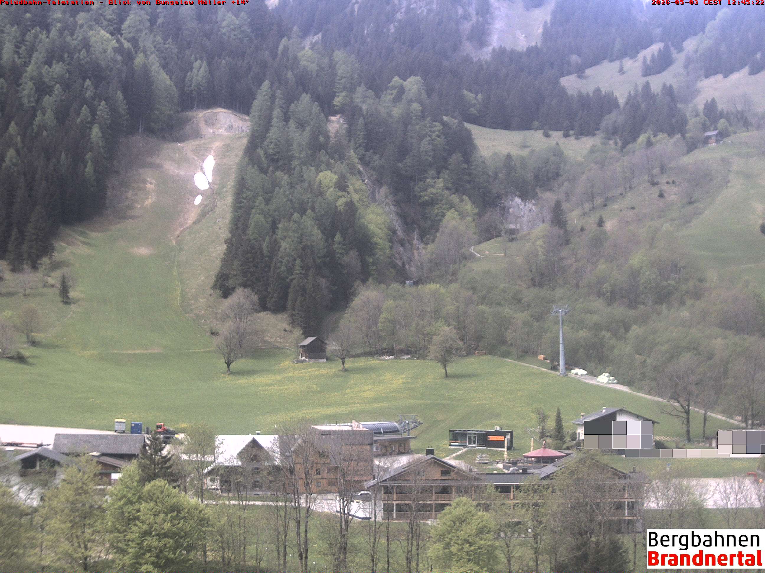 Blick auf Palüdbahn von Bungalow Müller