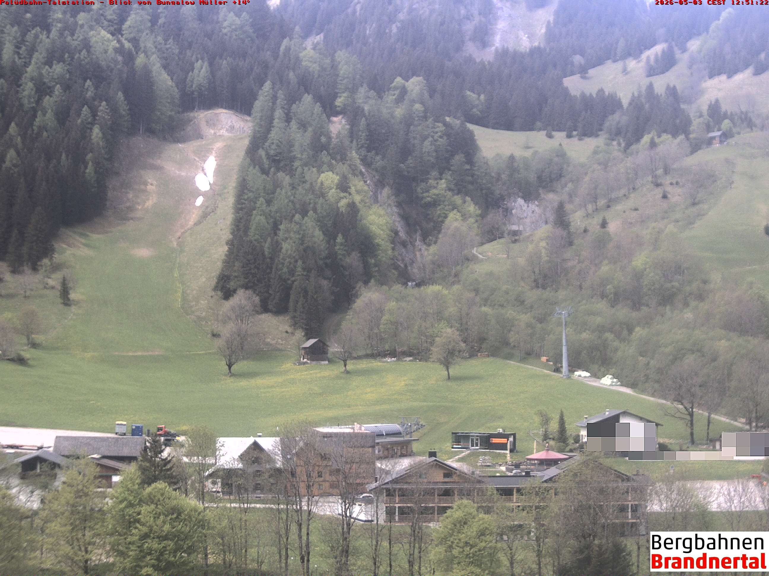 Blick auf Palüdbahn von Bungalow Müller