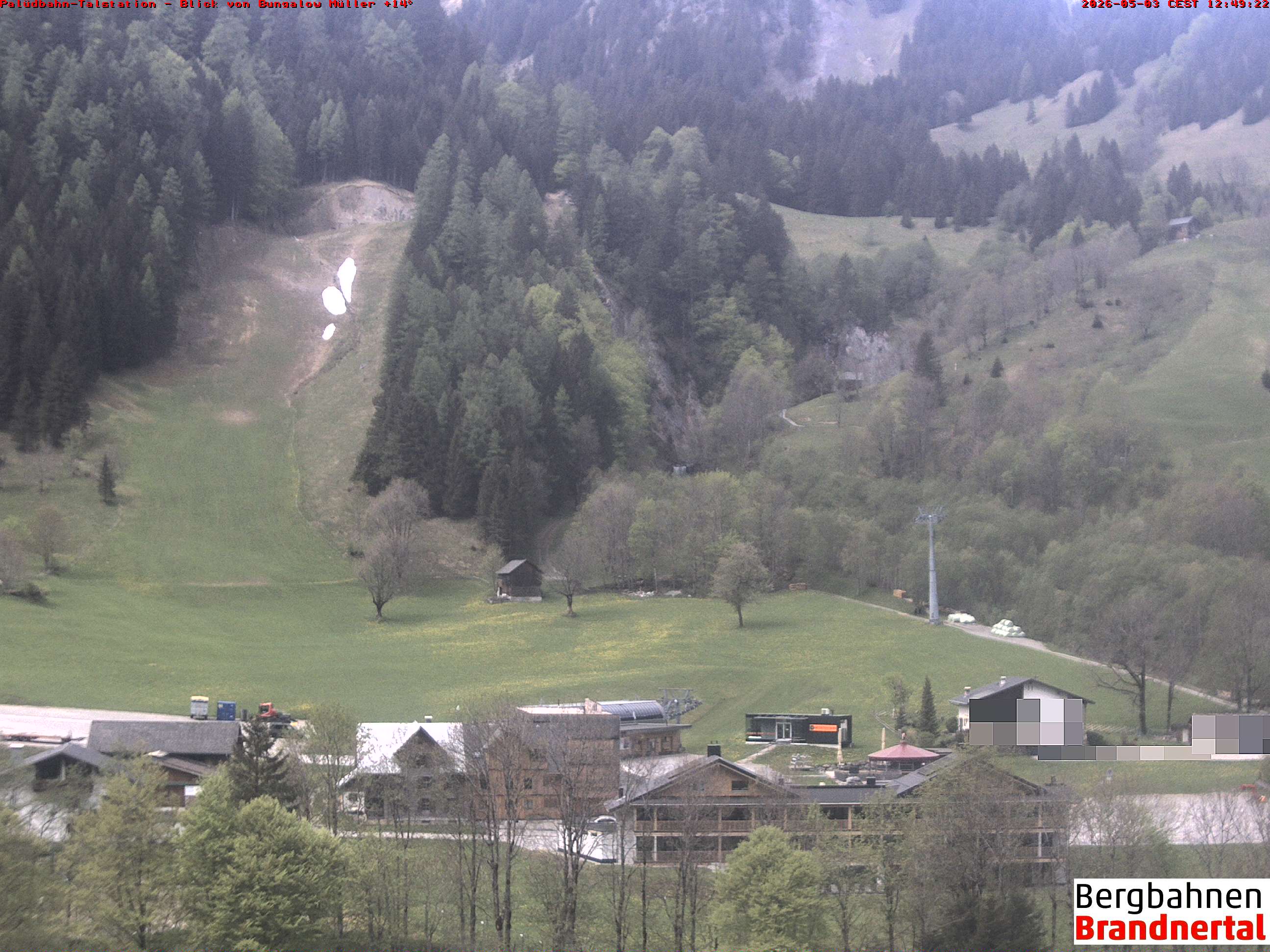 Blick auf Palüdbahn von Bungalow Müller
