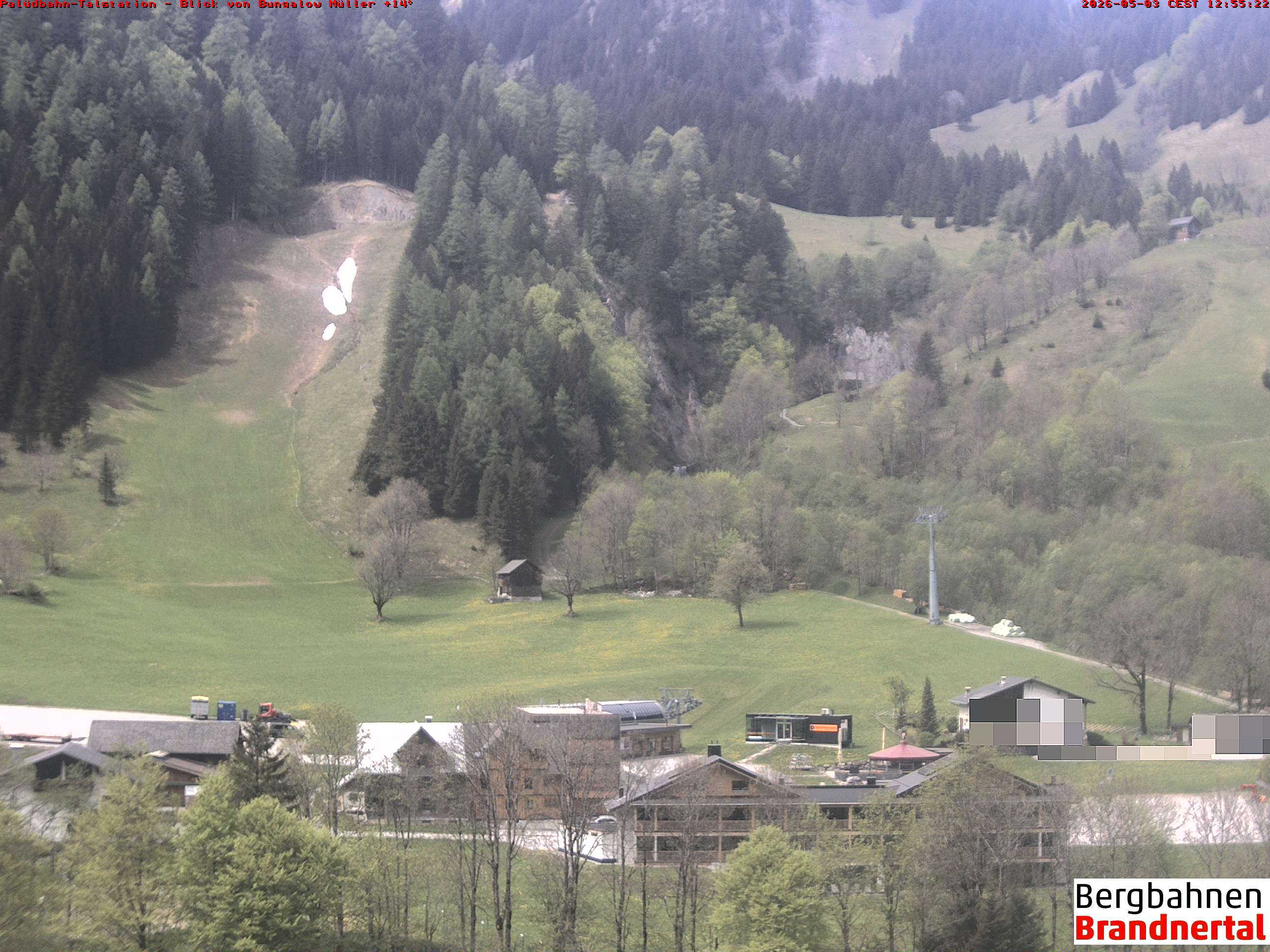 Blick auf Palüdbahn von Bungalow Müller