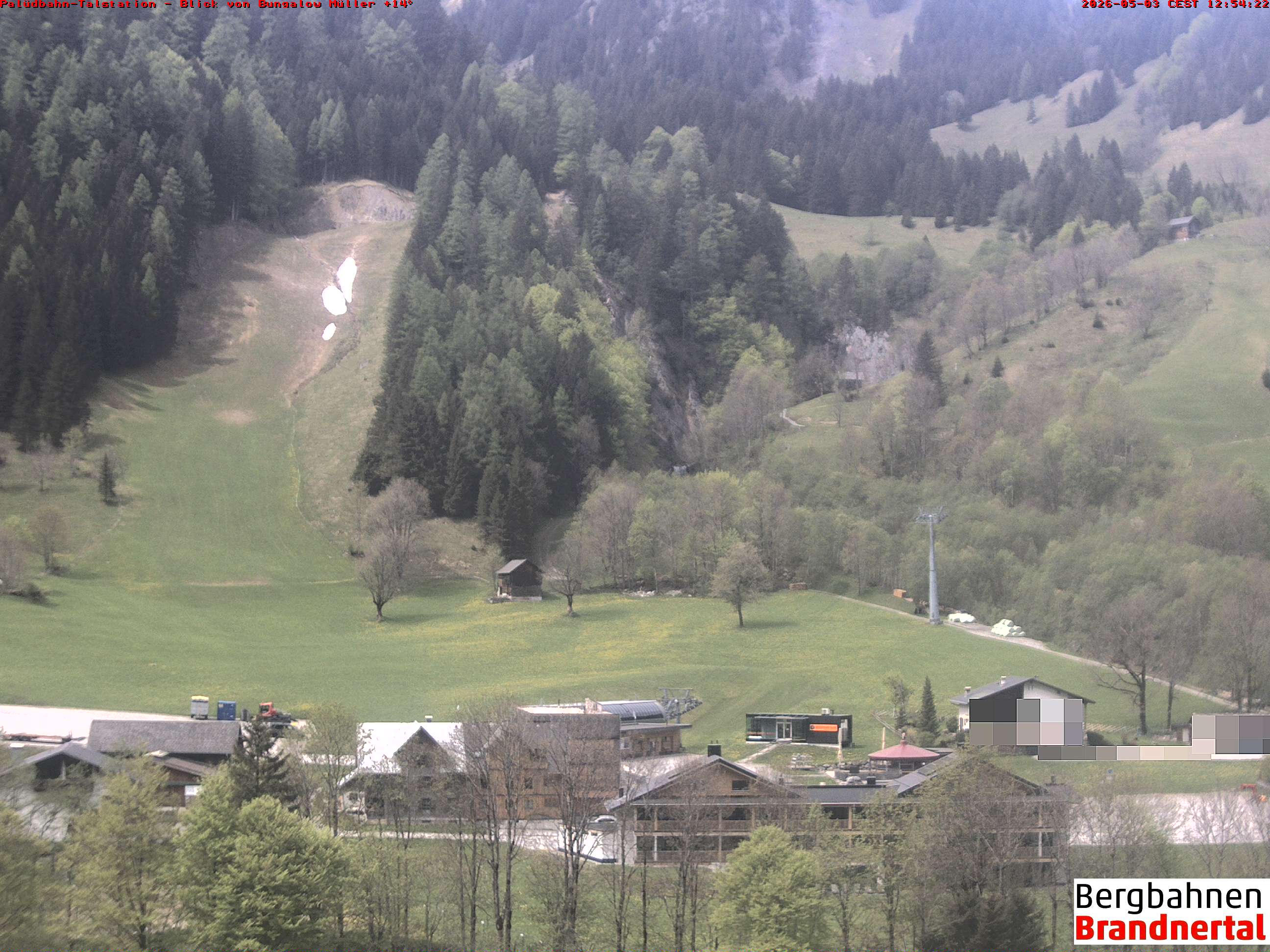 Blick auf Palüdbahn von Bungalow Müller