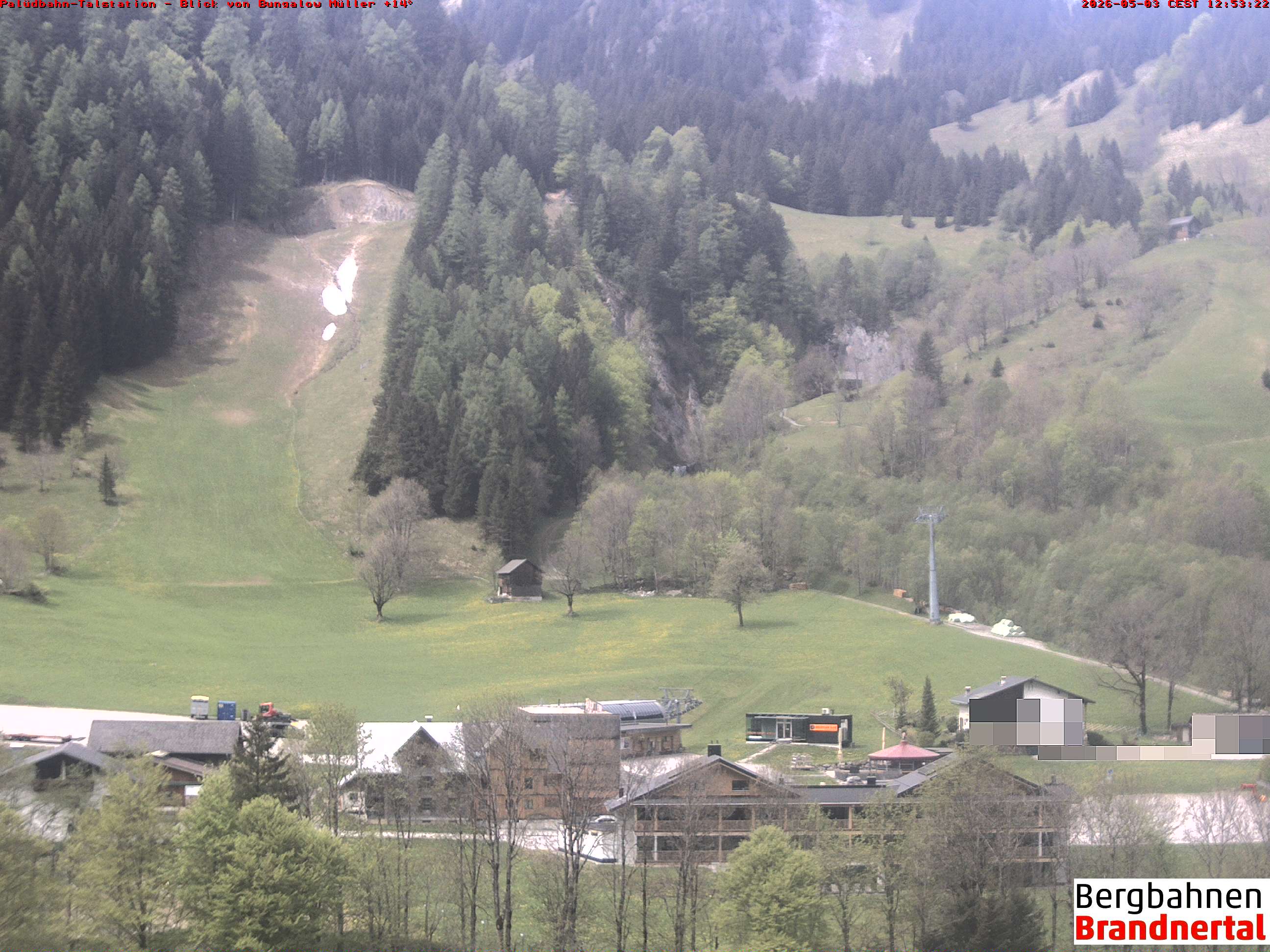 Blick auf Palüdbahn von Bungalow Müller