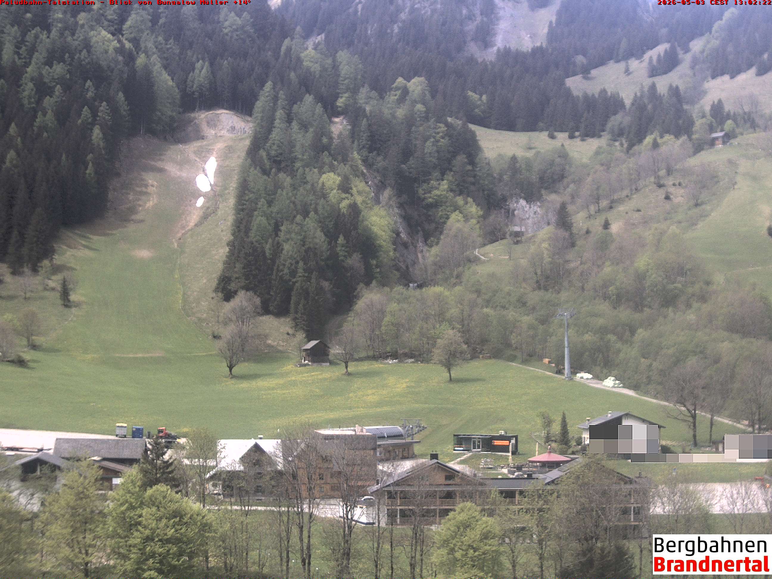 Blick auf Palüdbahn von Bungalow Müller