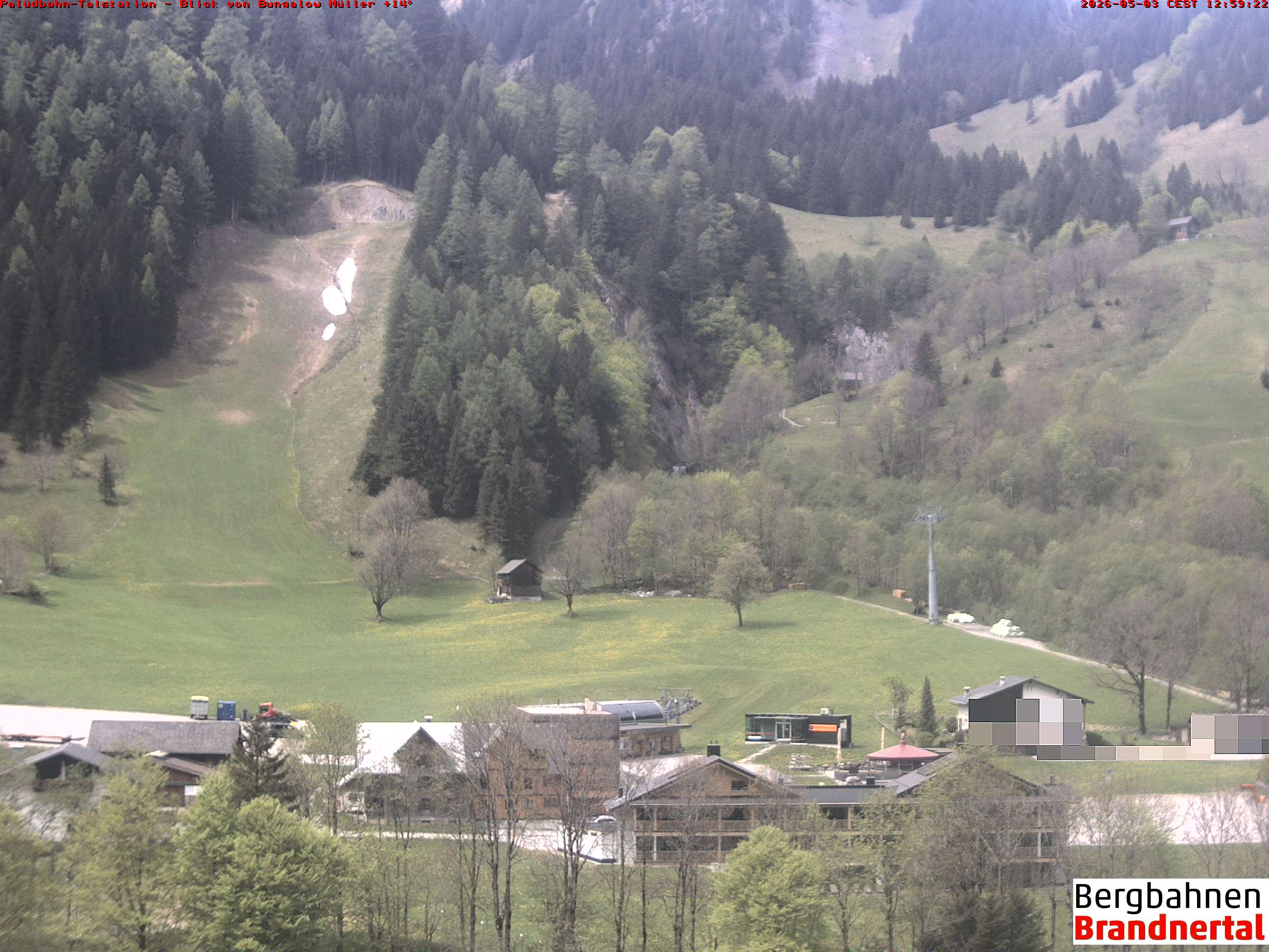 Blick auf Palüdbahn von Bungalow Müller