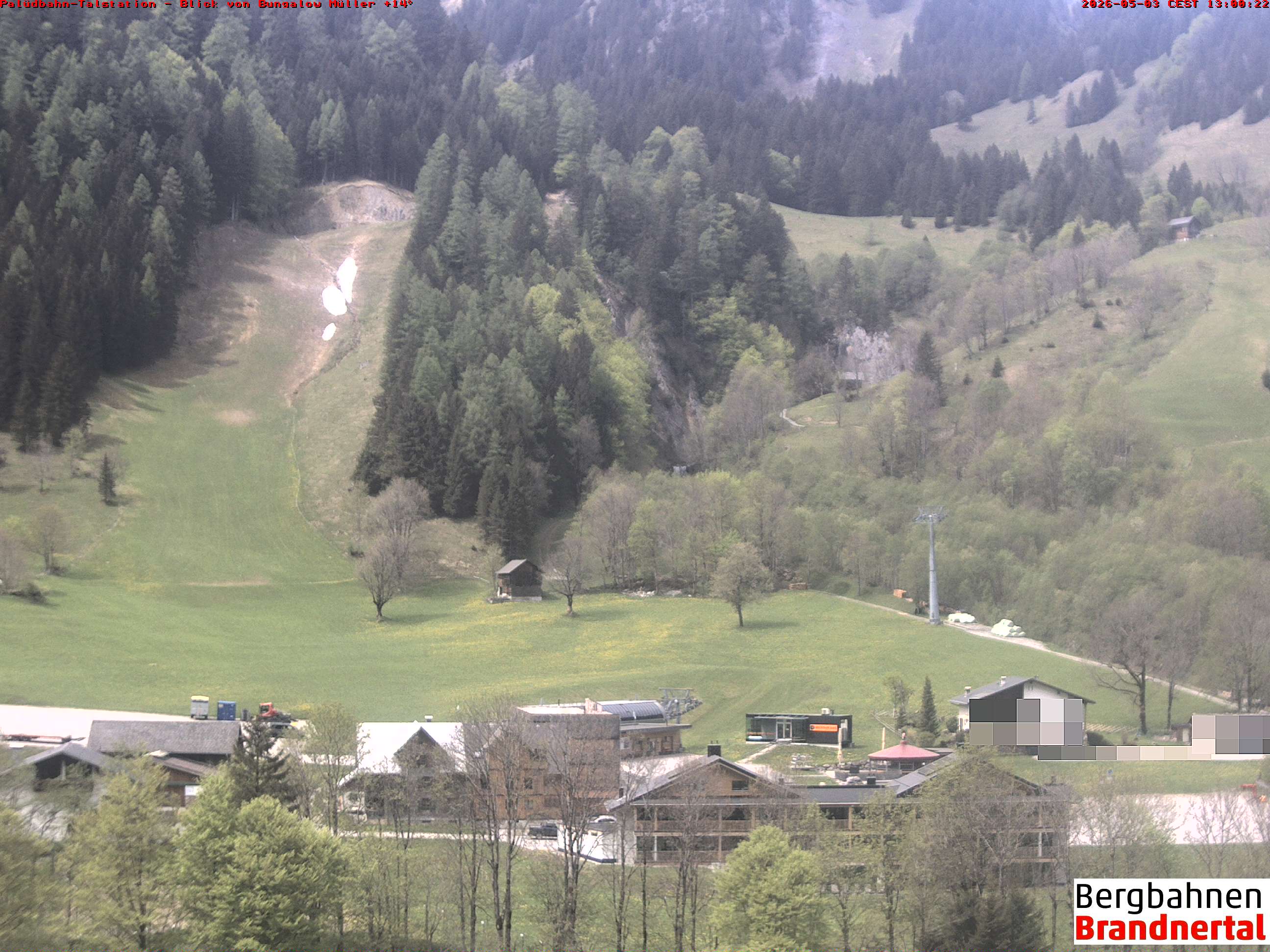 Blick auf Palüdbahn von Bungalow Müller