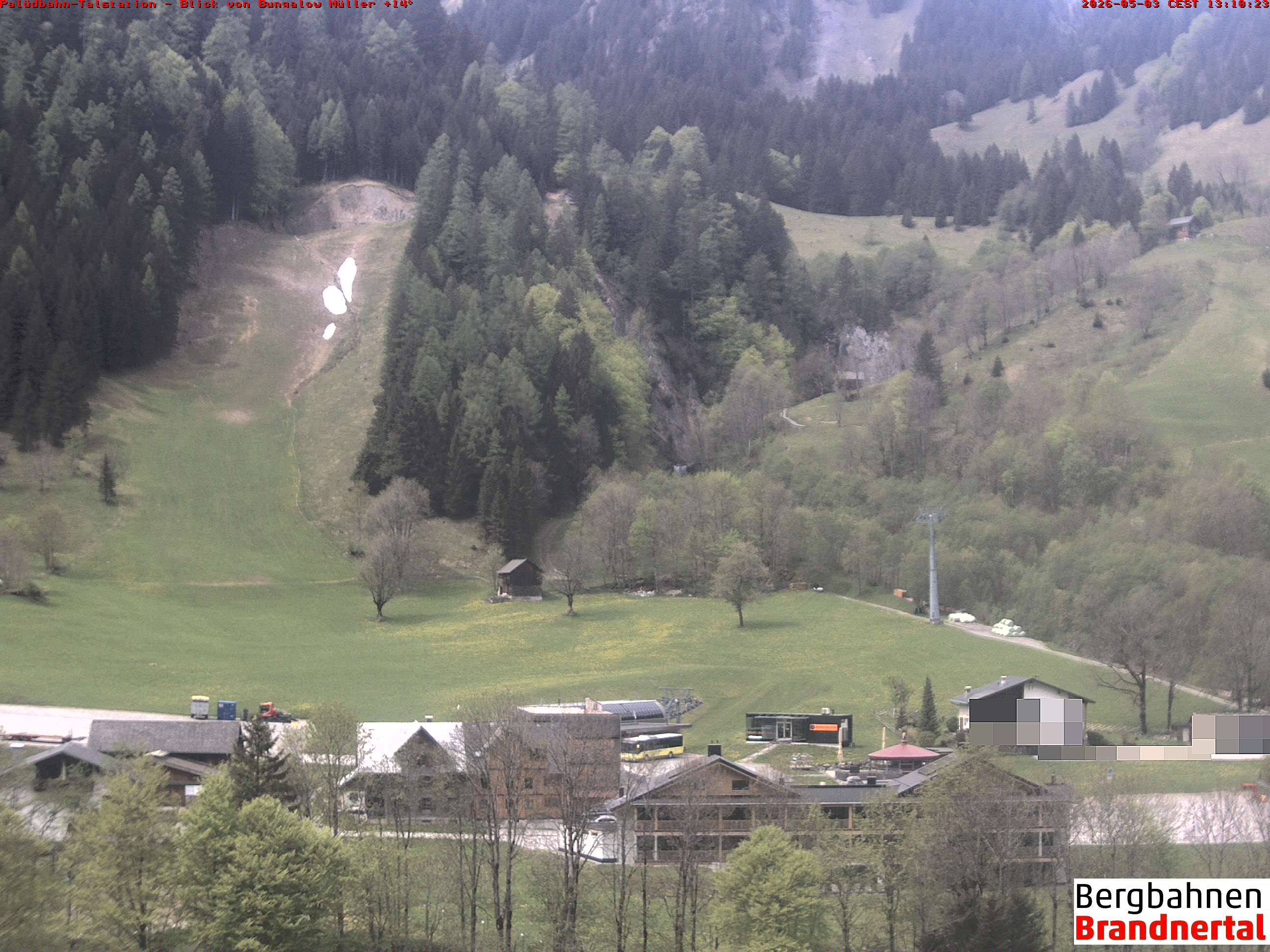 Blick auf Palüdbahn von Bungalow Müller