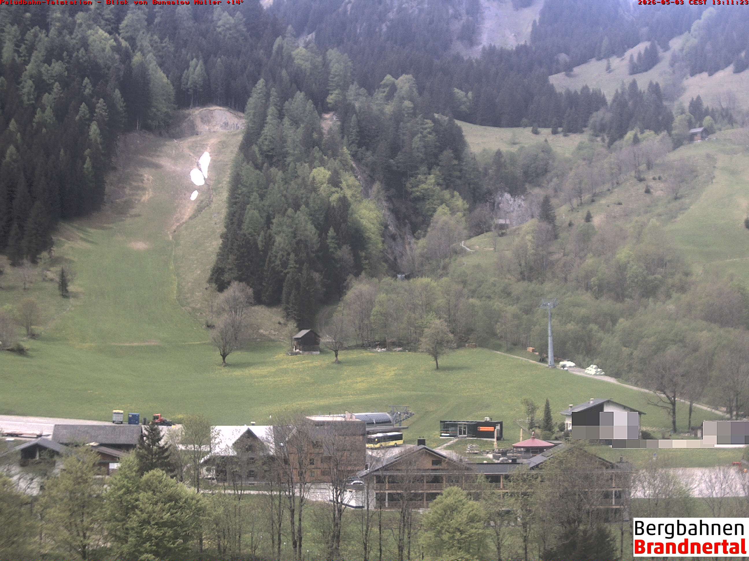 Blick auf Palüdbahn von Bungalow Müller