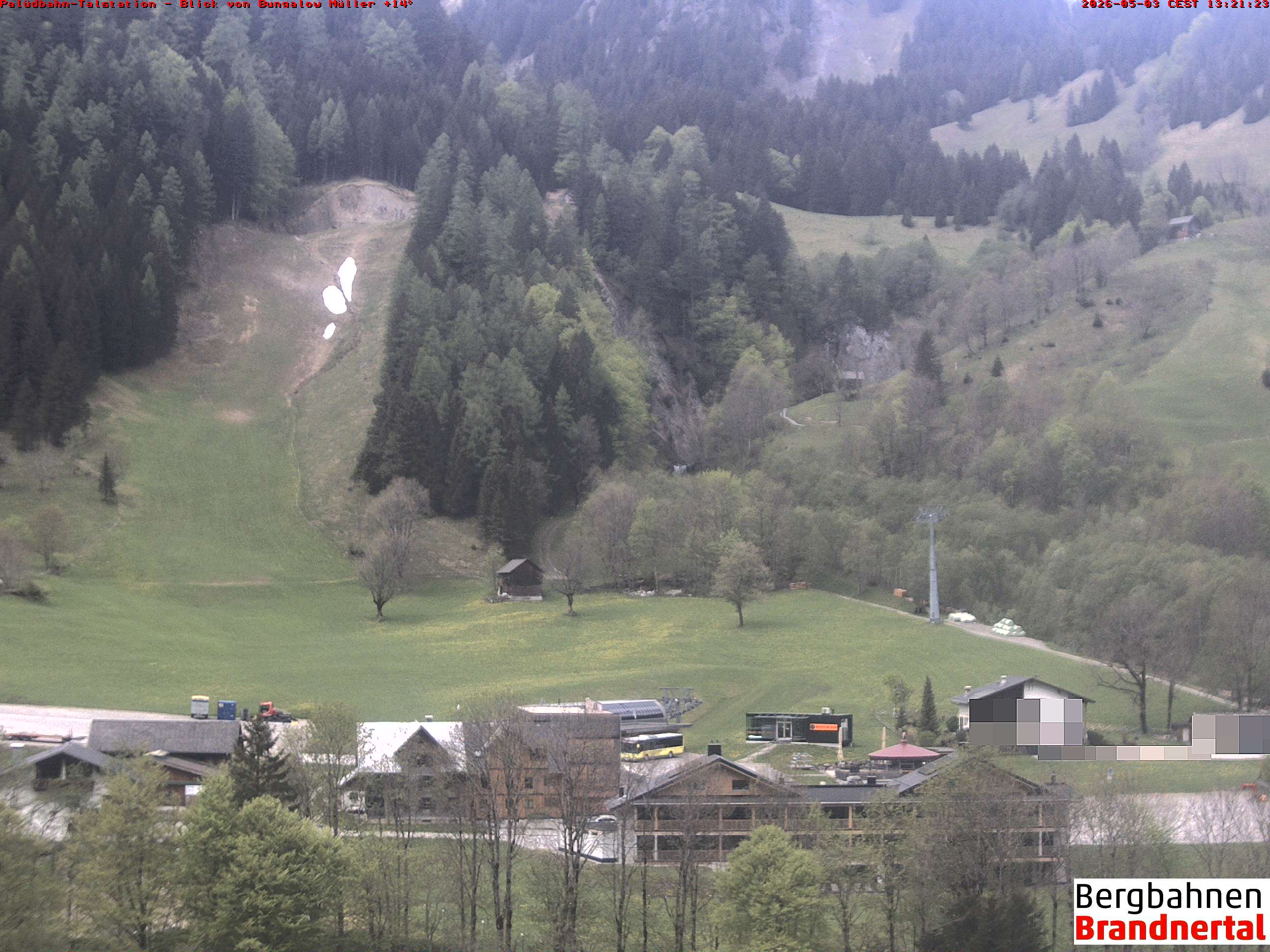 Blick auf Palüdbahn von Bungalow Müller